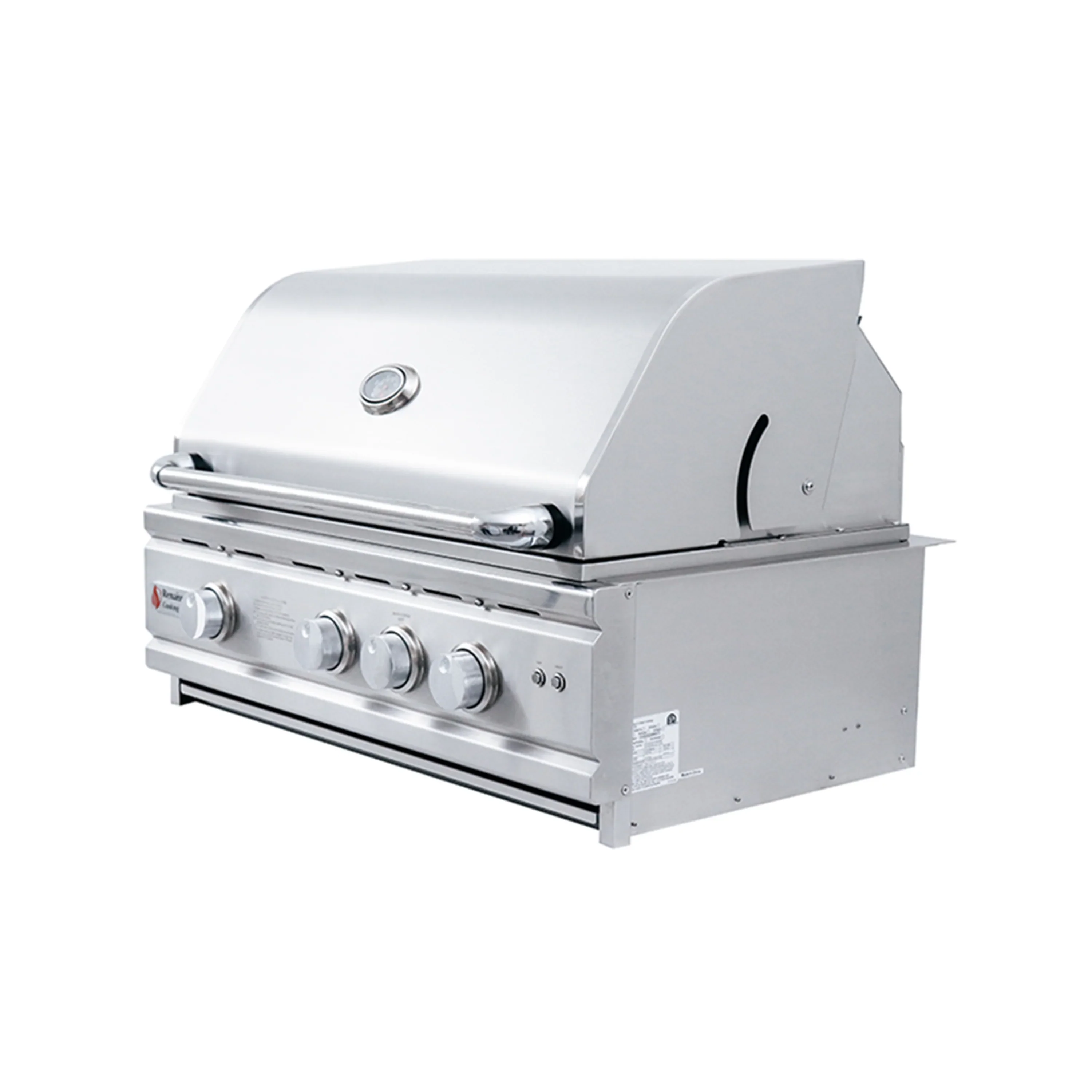 Renaissance Cutlass Pro 30-Inch Propane Gas Grill w/ Rear Burner, Briquette Trays & Blue LED Lights (RON30B LP) - Image 3