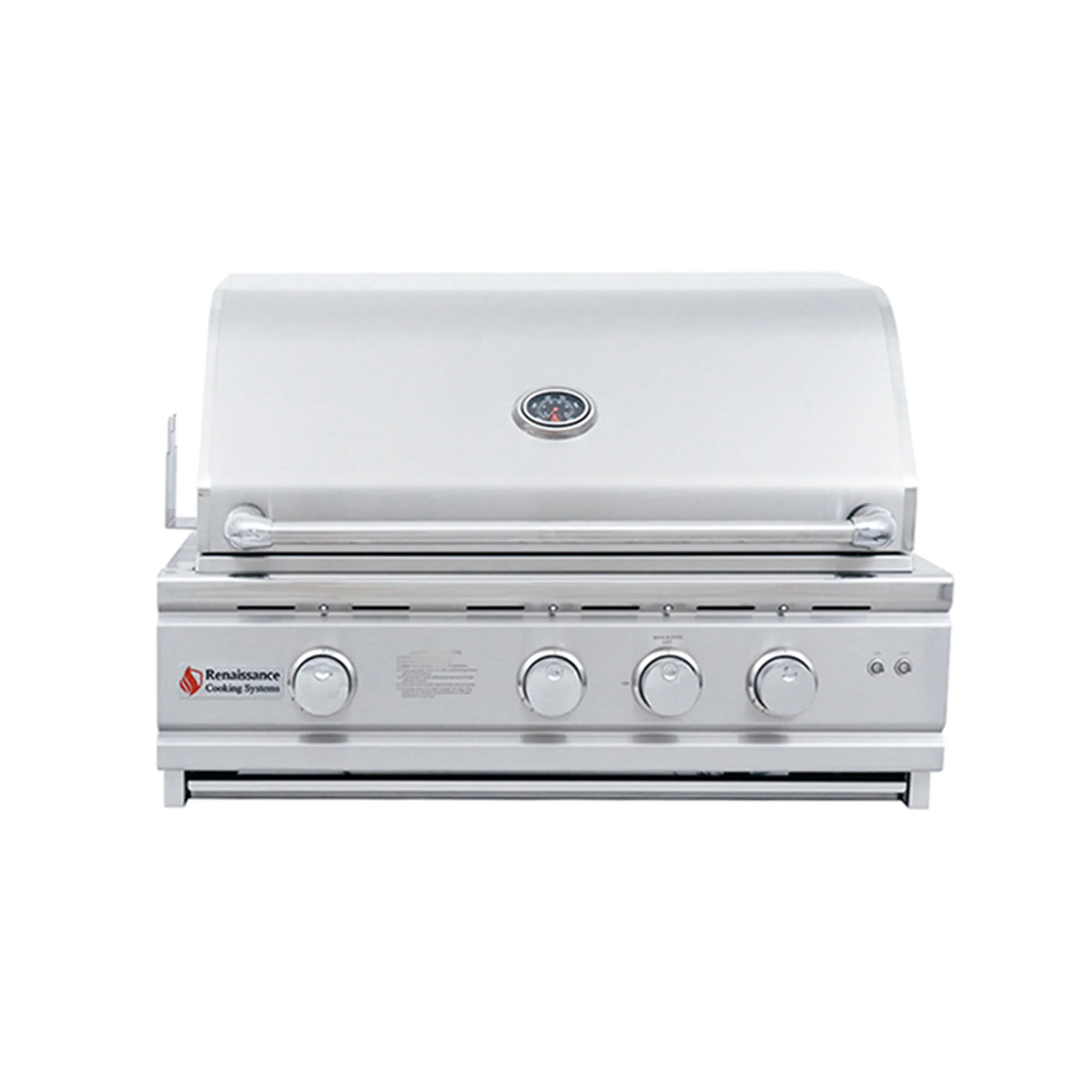 Renaissance Cutlass Pro 30-Inch Natural Gas Grill w/ Rear Burner, Briquette Trays & Blue LED Lights (RON30B) - Image 2