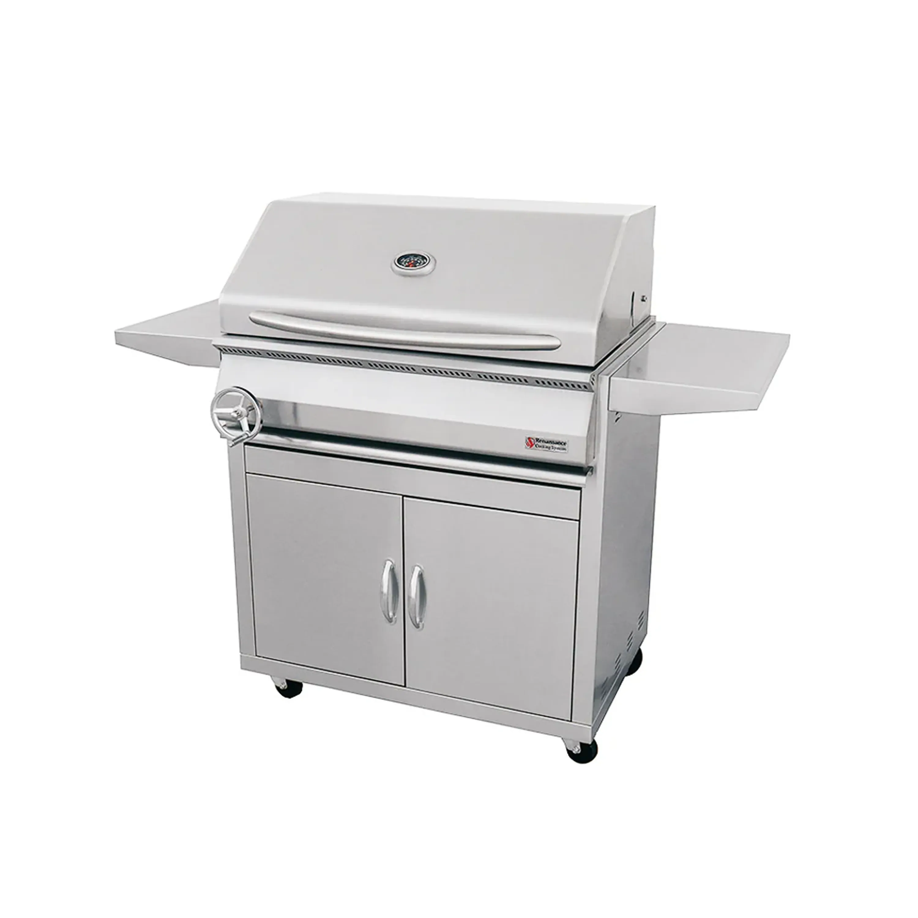 Renaissance Premier 32-Inch Charcoal Grill w/ Cart (RJCC32A CK) - Image 2