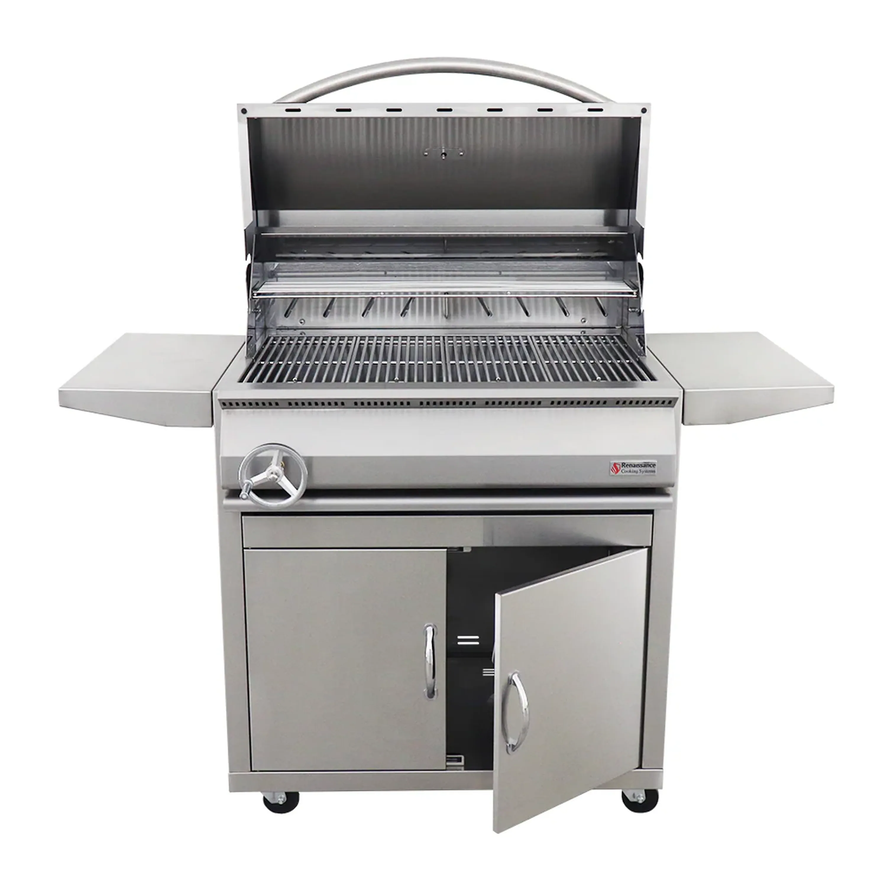 Renaissance Premier 32-Inch Charcoal Grill w/ Cart (RJCC32A CK) - Image 9