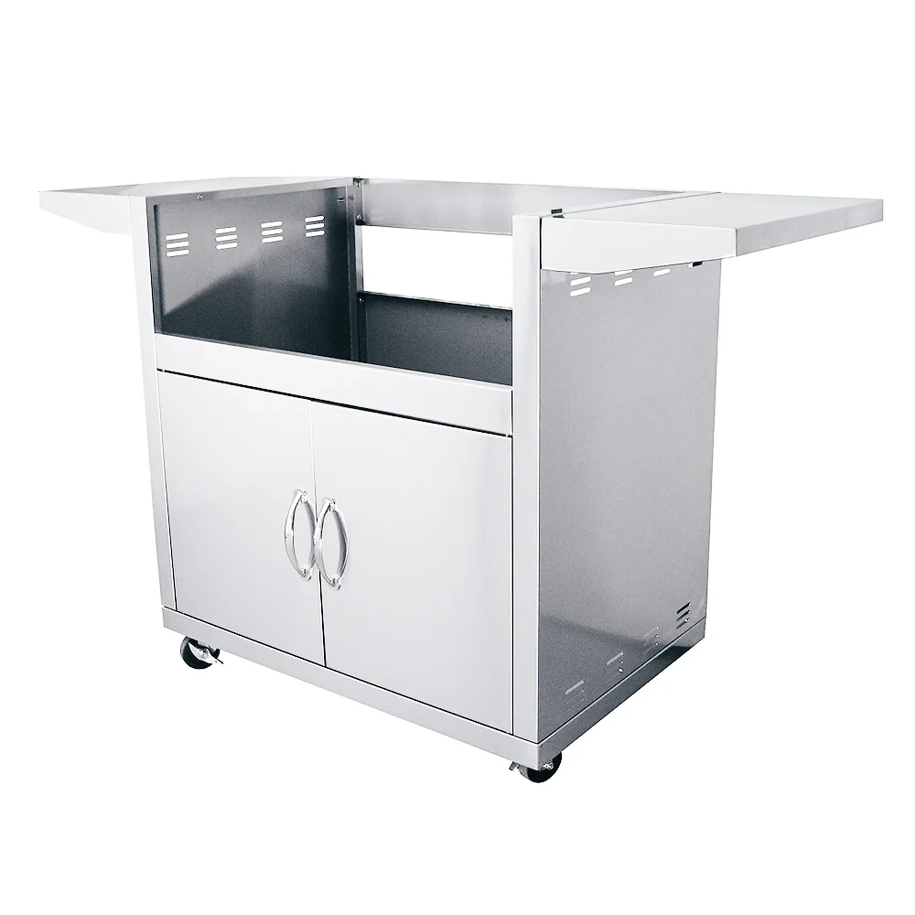 Renaissance Premier 32-Inch Natural Gas Grill w/ Blue LED, Rear Burner, Cart and Gas Connection (RJC32AL CK) - Image 8