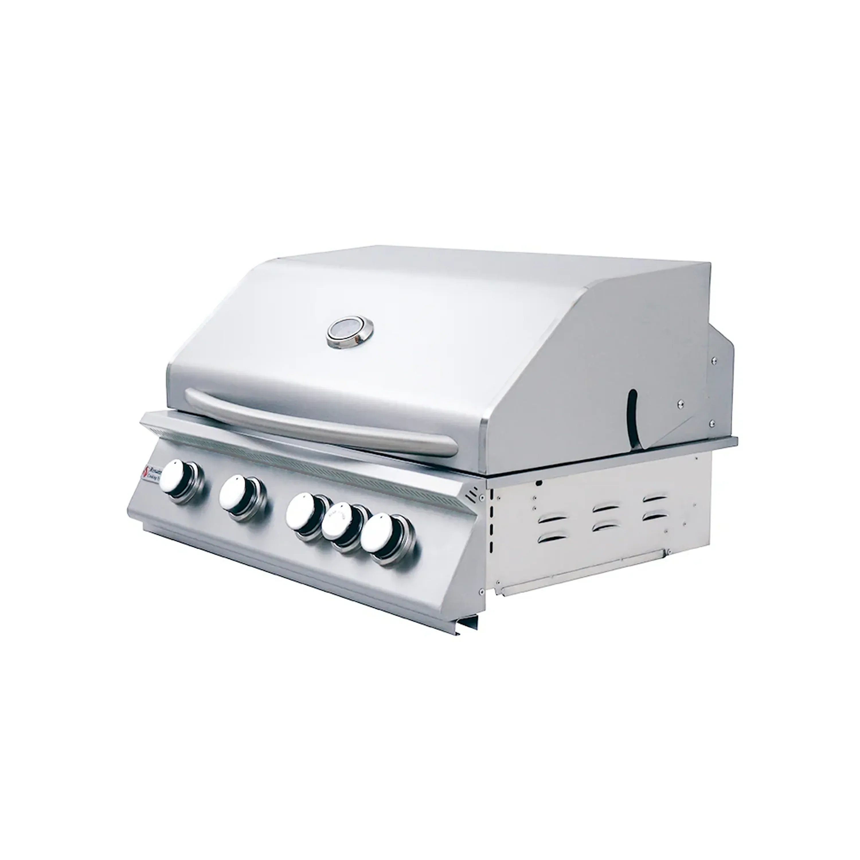 Renaissance Premier 32-Inch Natural Gas Grill w/ Rear Burner, Cart & Gas Connection (RJC32A CK) - Image 4