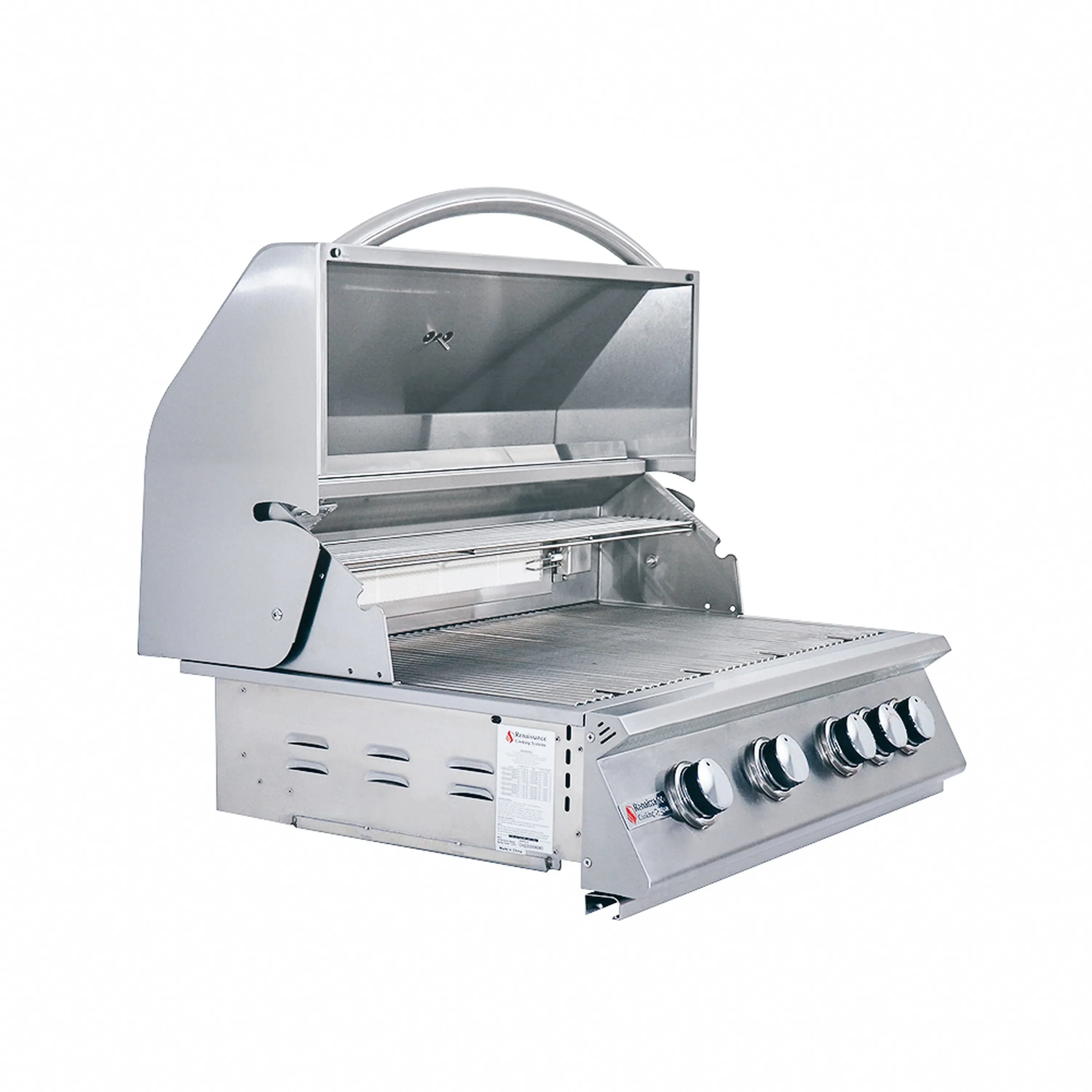 Renaissance Premier 32-Inch Propane Gas Grill w/ Blue LED & Rear Burner (RJC32AL LP) - Image 4
