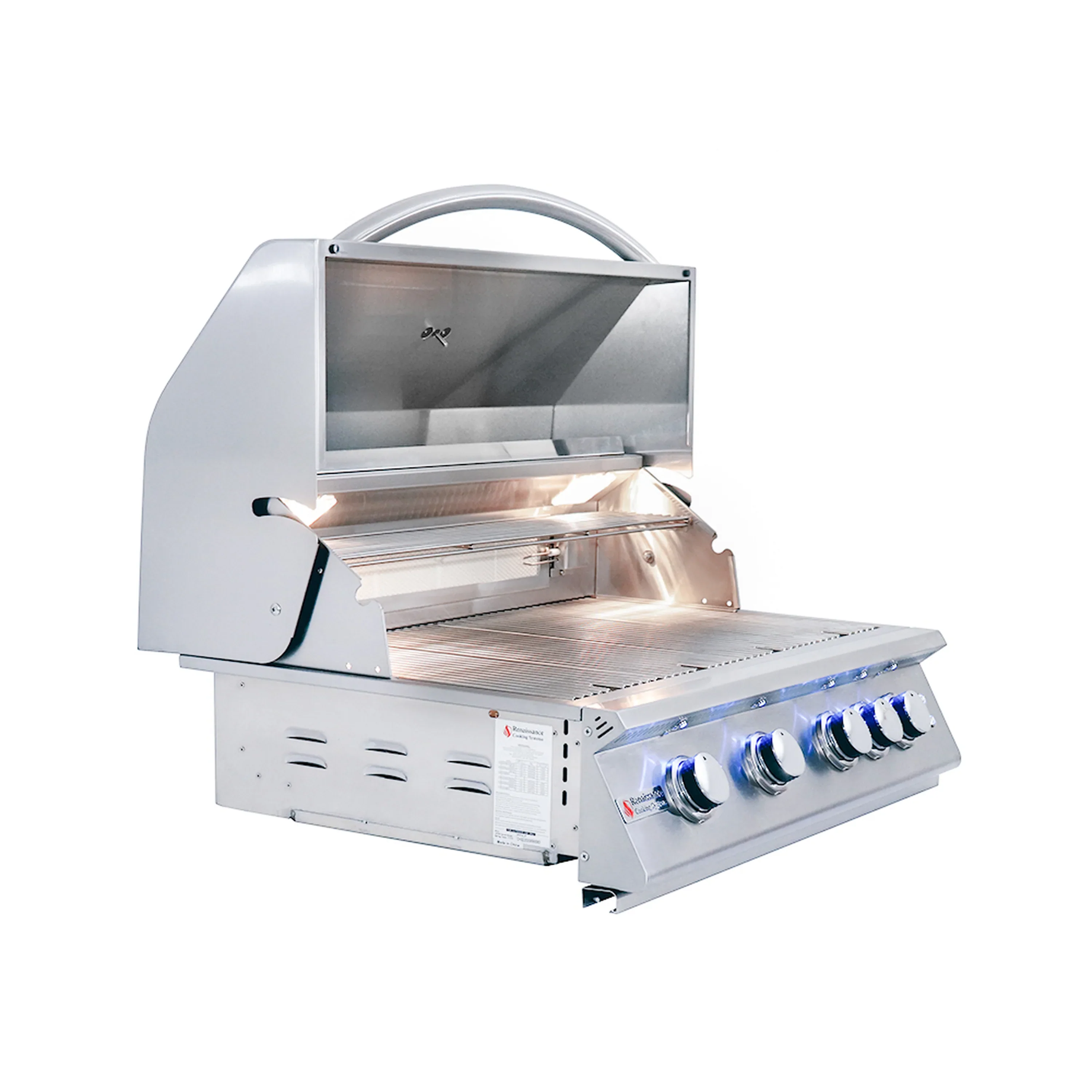 Renaissance Premier 32-Inch Propane Gas Grill w/ Blue LED & Rear Burner (RJC32AL LP) - Image 6