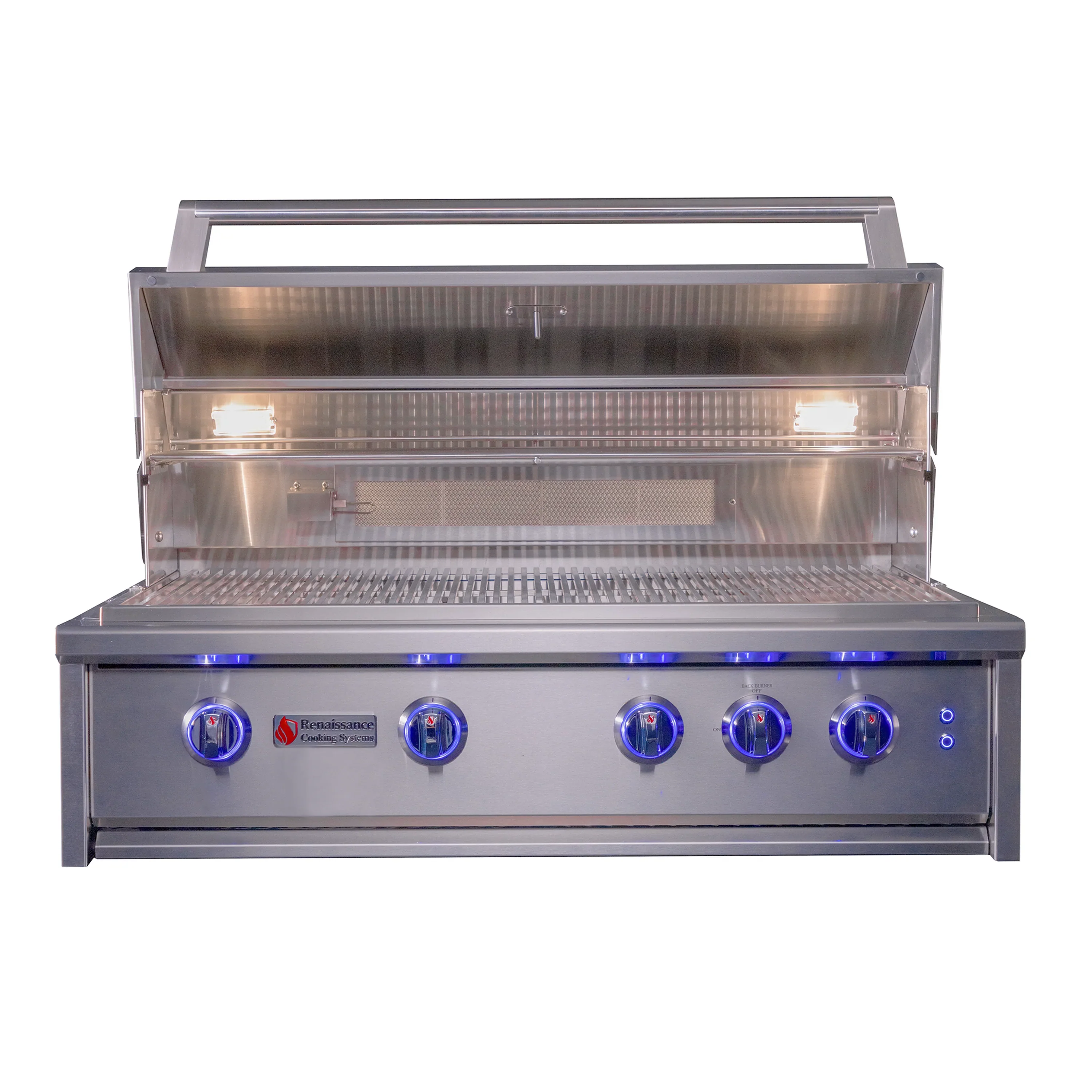 Renaissance Cutlass Elite 38-Inch Propane Gas Grill w/ Rear Burner & Color Changing LEDs (CEG38 LP) - Image 3