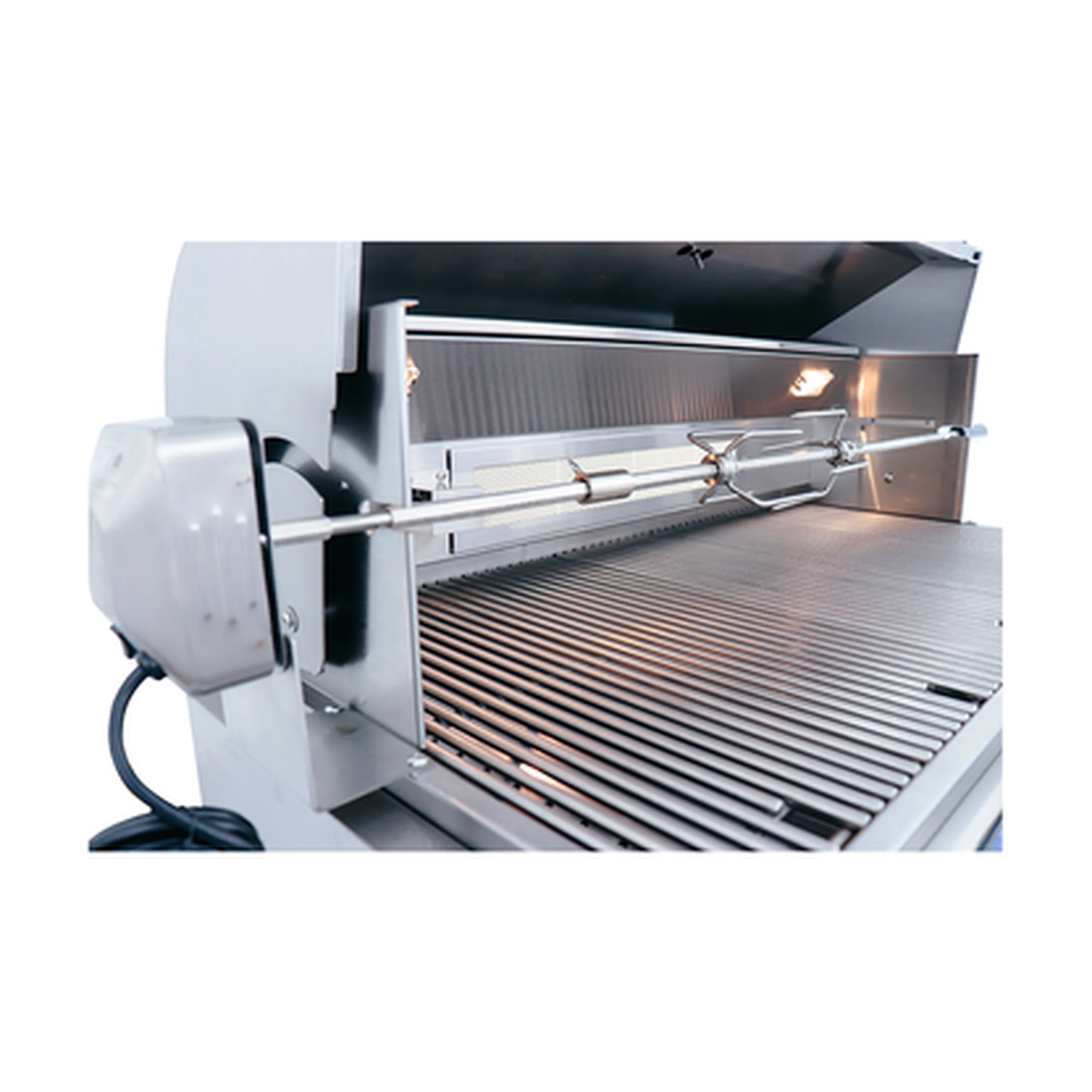 Renaissance Cutlass Pro 38-Inch Natural Gas Grill w/ Rear Burner, Briquette Trays & Blue LED Lights (RON38B) - Image 12