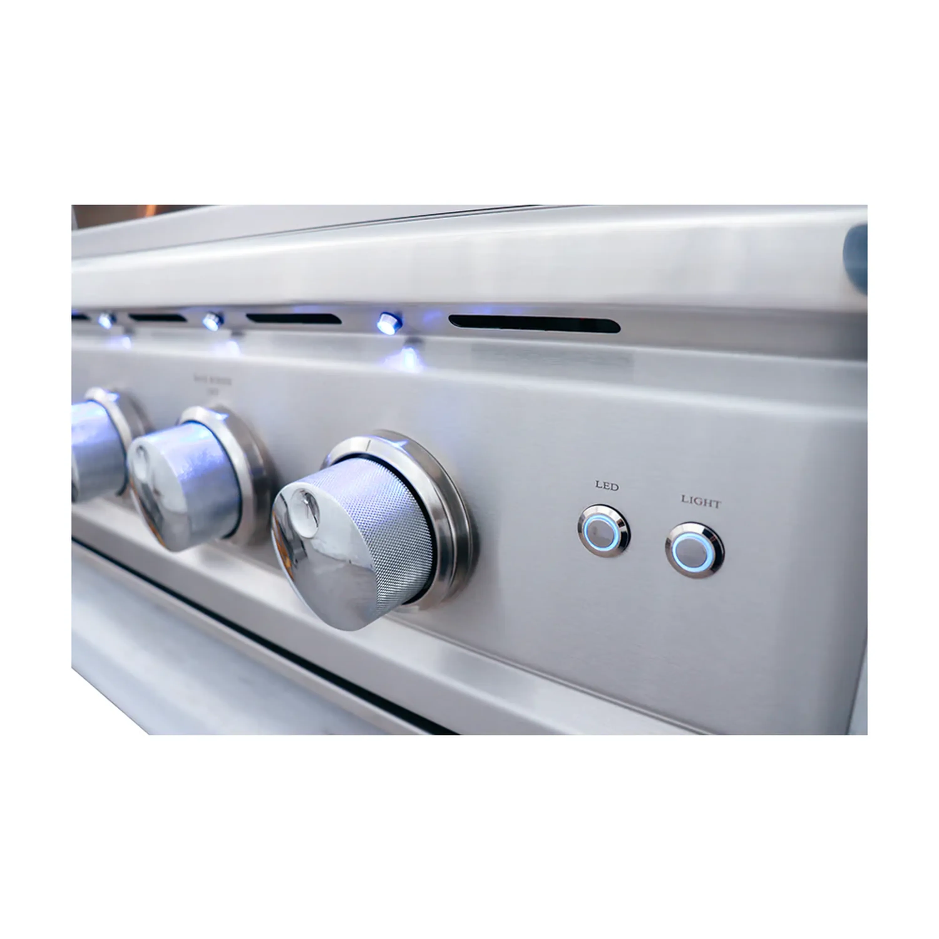 Renaissance Cutlass Pro 38-Inch Natural Gas Grill w/ Rear Burner, Briquette Trays & Blue LED Lights (RON38B CK) - Image 19