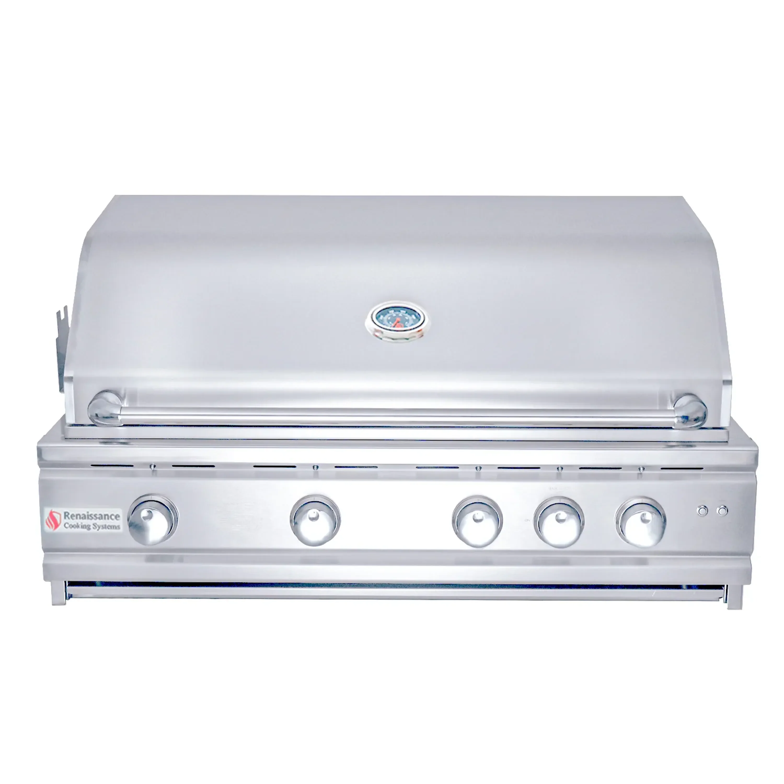 Renaissance Cutlass Pro 38-Inch Natural Gas Grill w/ Rear Burner, Briquette Trays & Blue LED Lights (RON38B CK) - Image 4