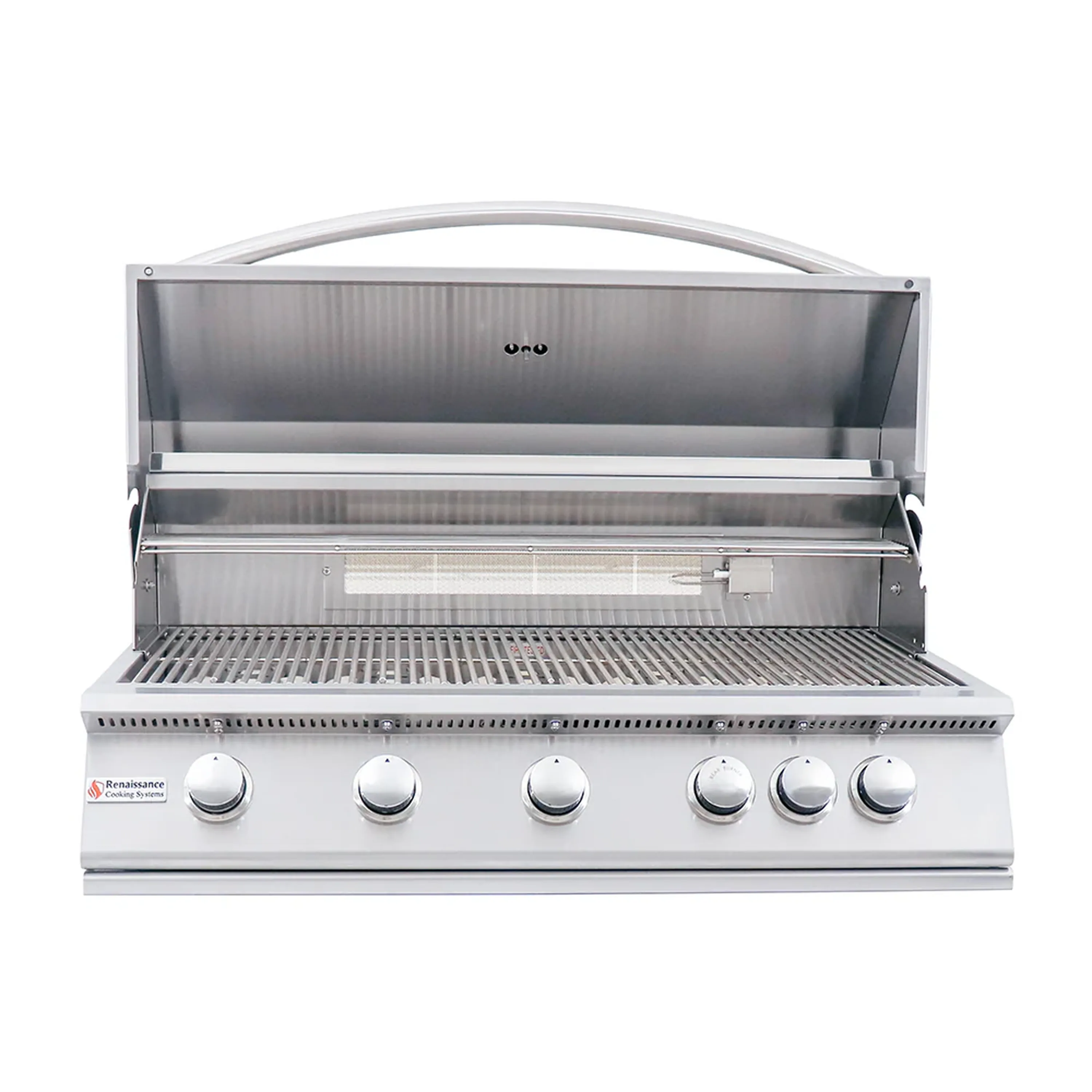 Renaissance Premier 40-Inch Propane Gas Grill w/ Rear Burner w/ Cart & Gas Connection (RJC40A LP CK) - Image 8