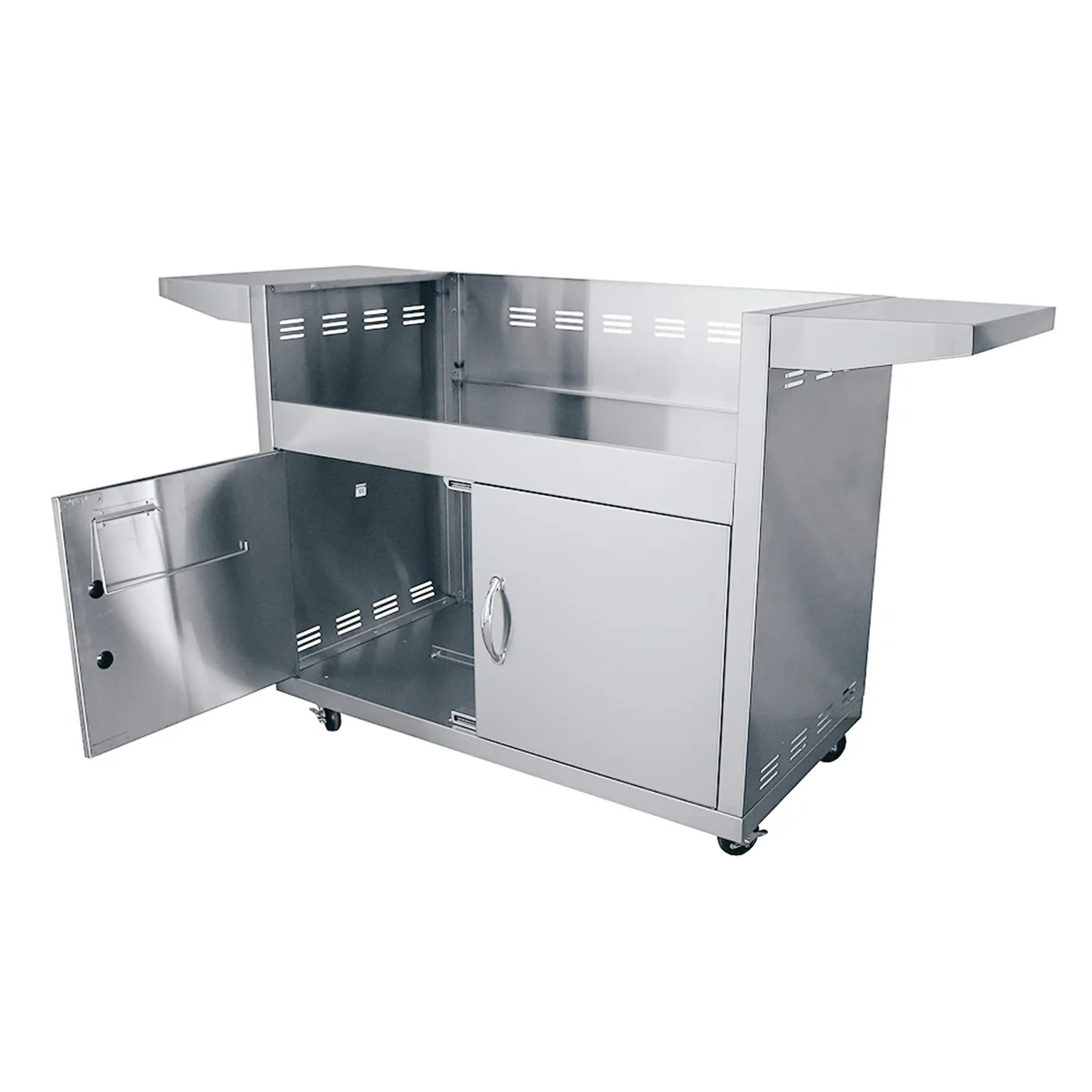Renaissance Premier 40-Inch Propane Gas Grill w/ Rear Burner w/ Cart & Gas Connection (RJC40A LP CK) - Image 11