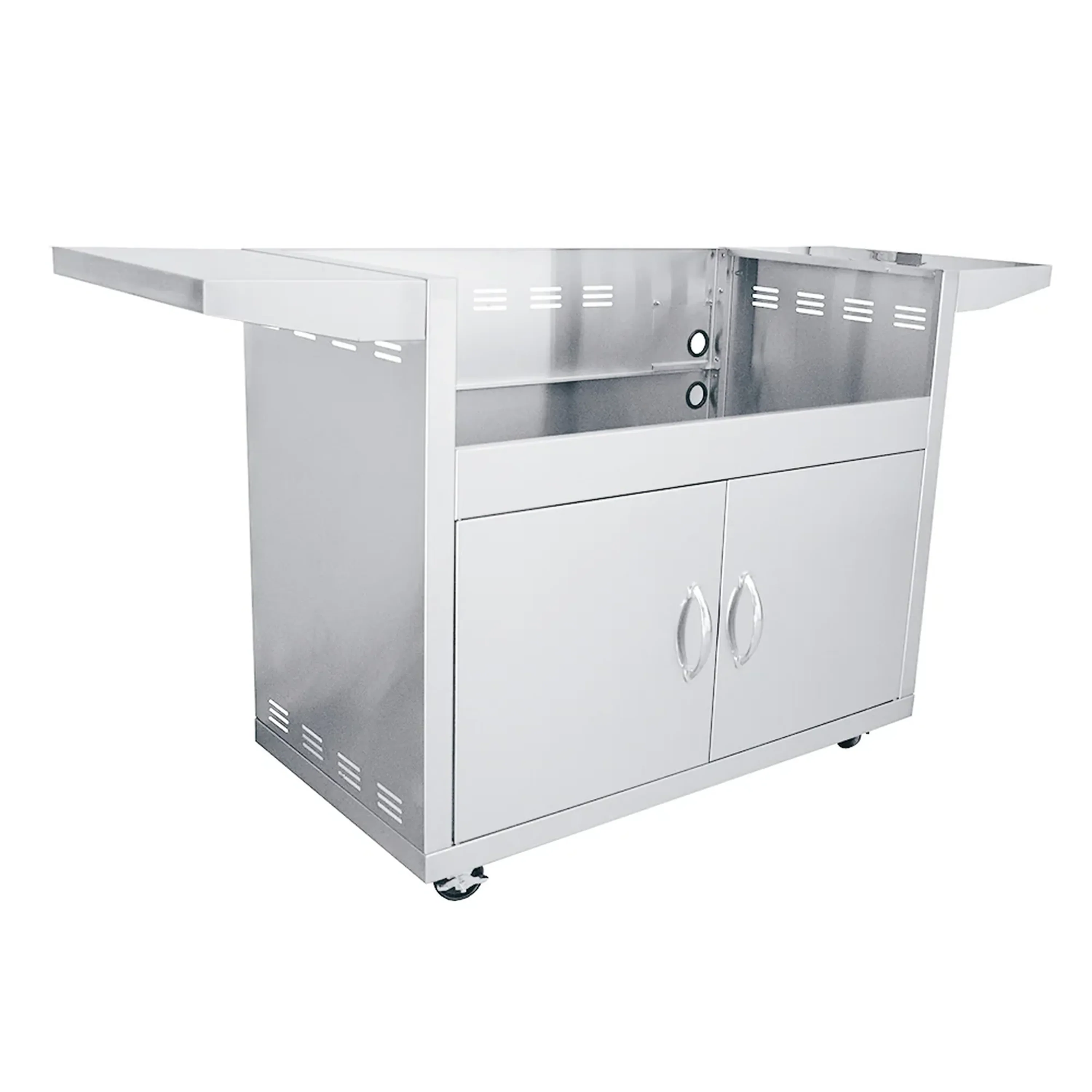 Renaissance Premier 40-Inch Propane Gas Grill w/ Rear Burner w/ Cart & Gas Connection (RJC40A LP CK) - Image 12