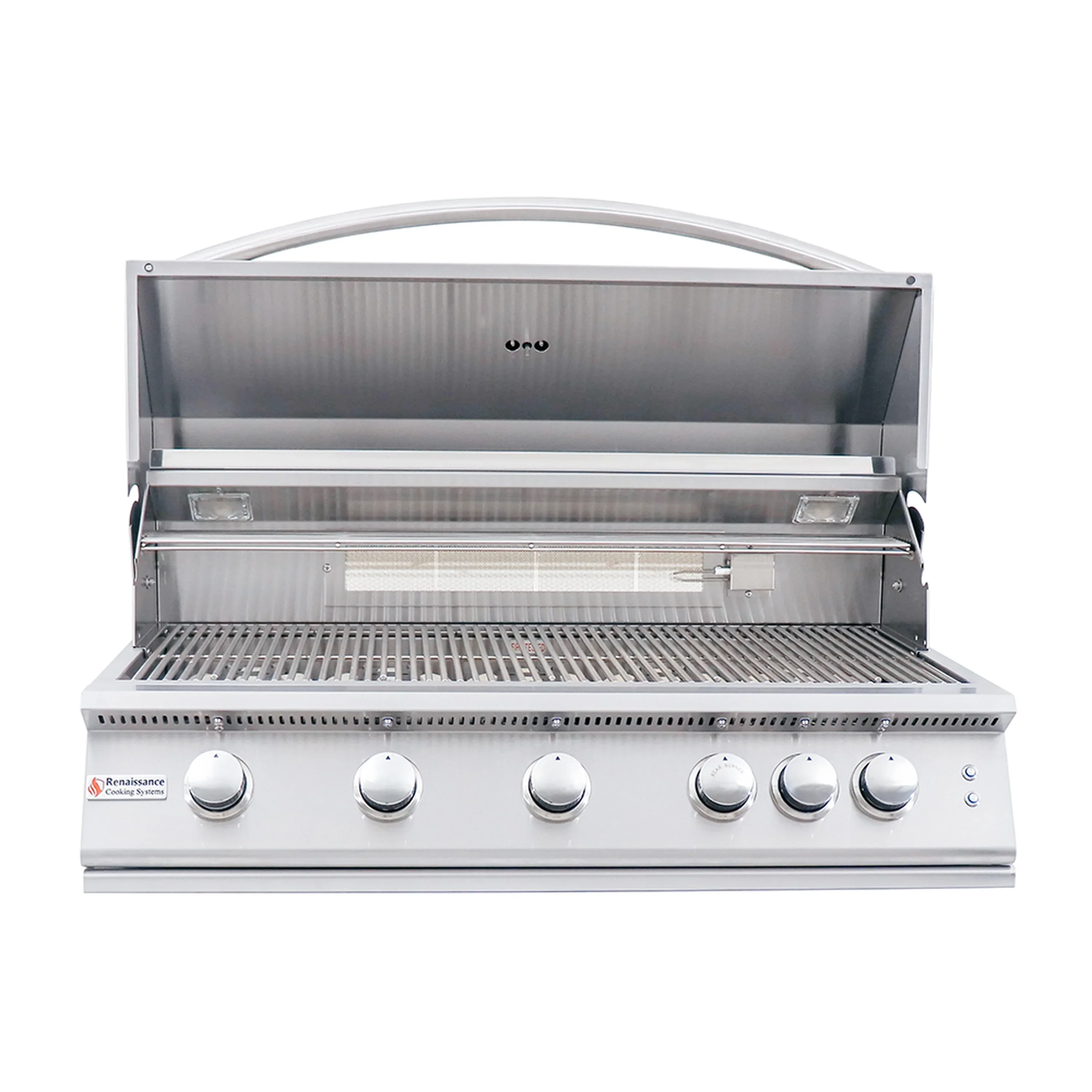 Renaissance Premier 40-Inch Propane Gas Grill w/ Blue LED & Rear Burner (RJC40AL LP) - Image 6