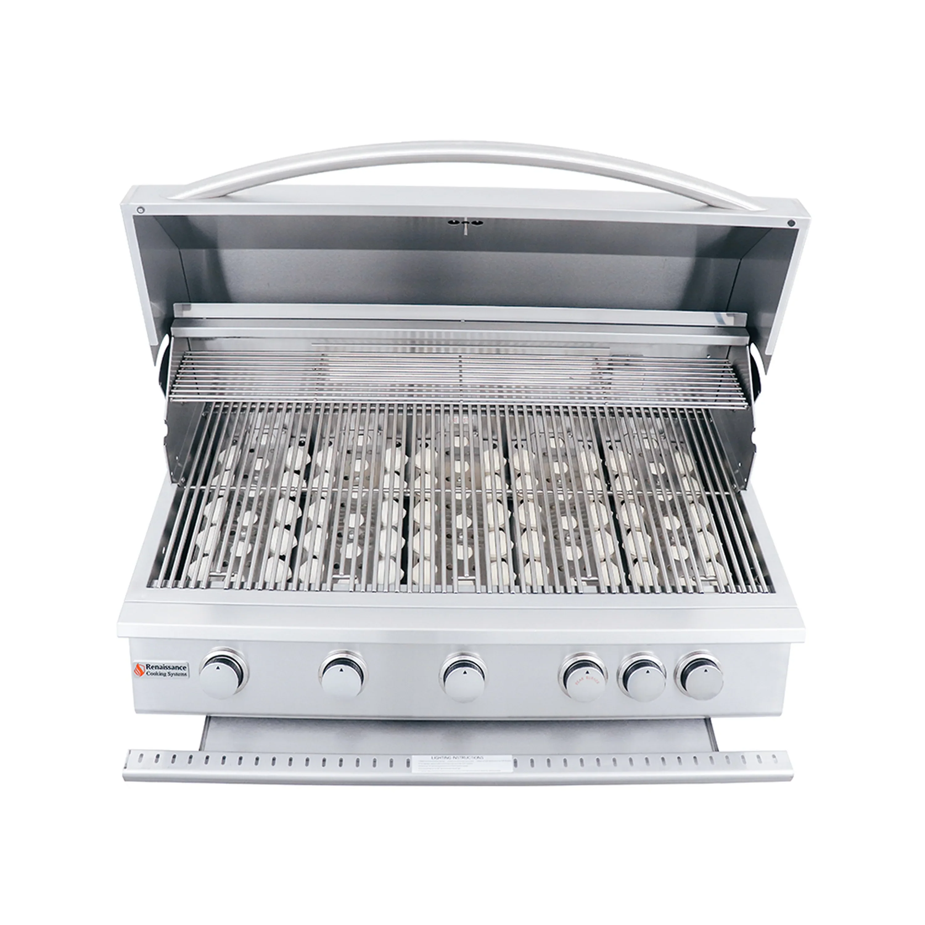 Renaissance Premier 40-Inch Natural Gas Grill w/ Rear Burner in Stainless Steel (RJC40A) - Image 4