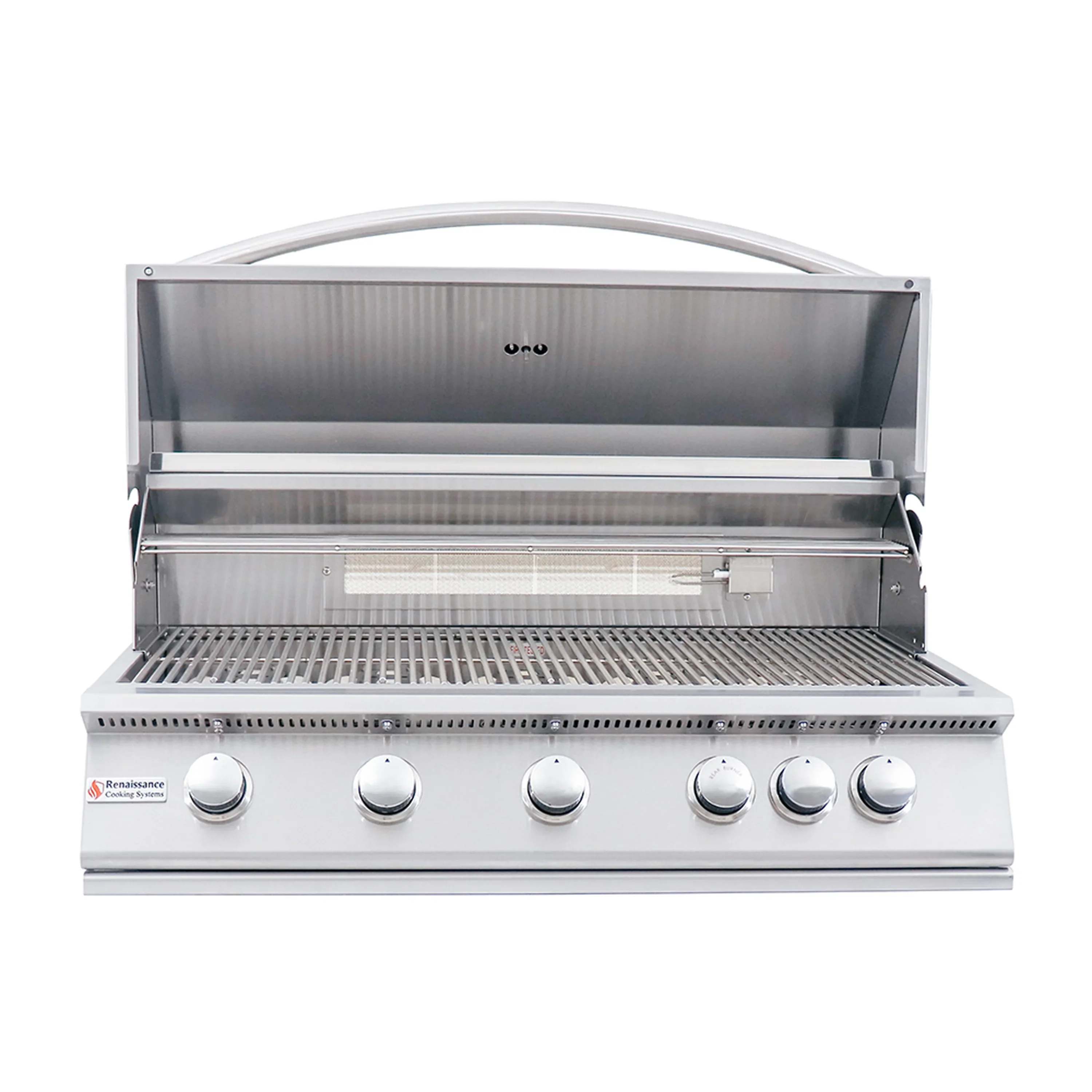 Renaissance Premier 40-Inch Natural Gas Grill w/ Rear Burner in Stainless Steel (RJC40A) - Image 5