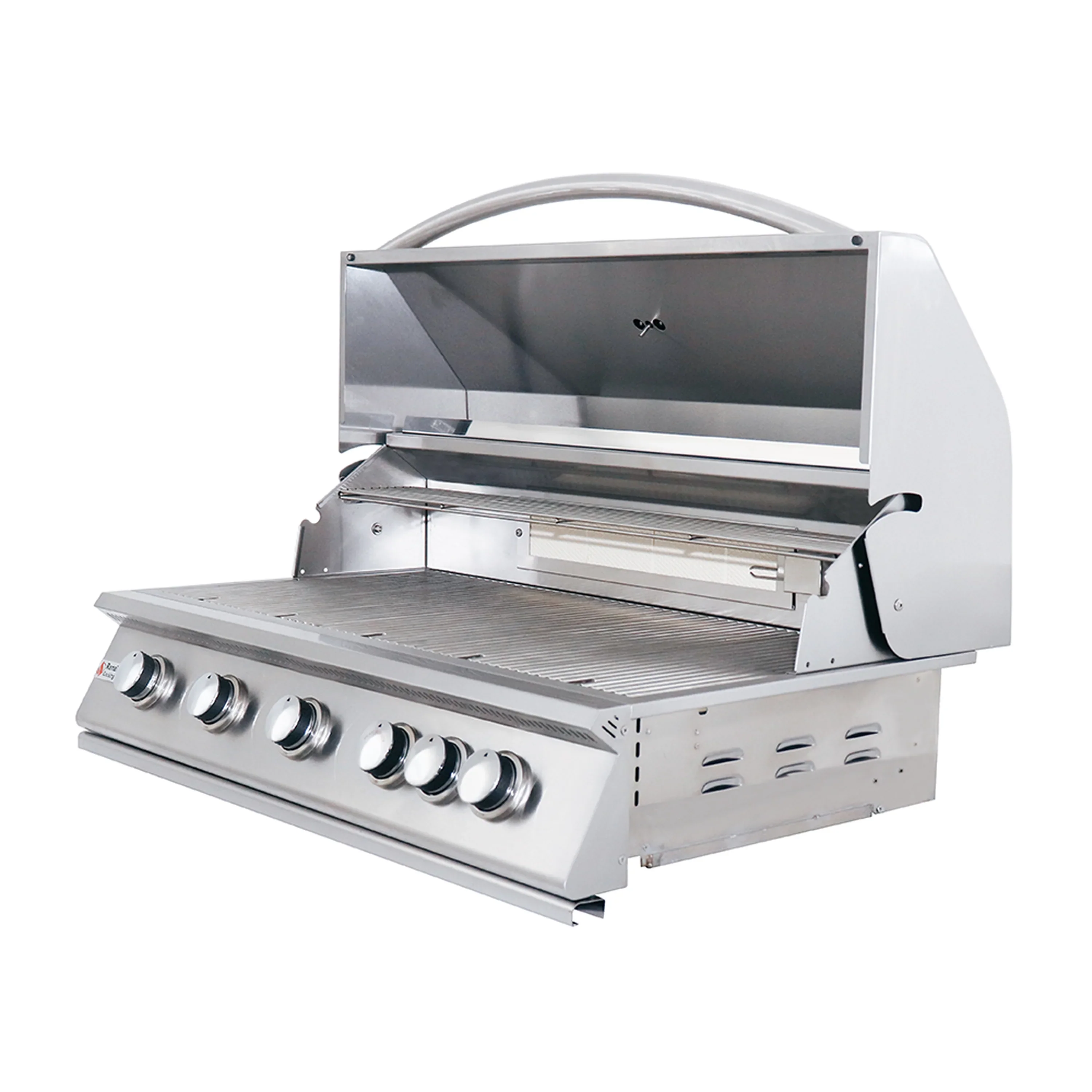 Renaissance Premier 40-Inch Propane Gas Grill w/ Rear Burner in Stainless Steel (RJC40A LP) - Image 5