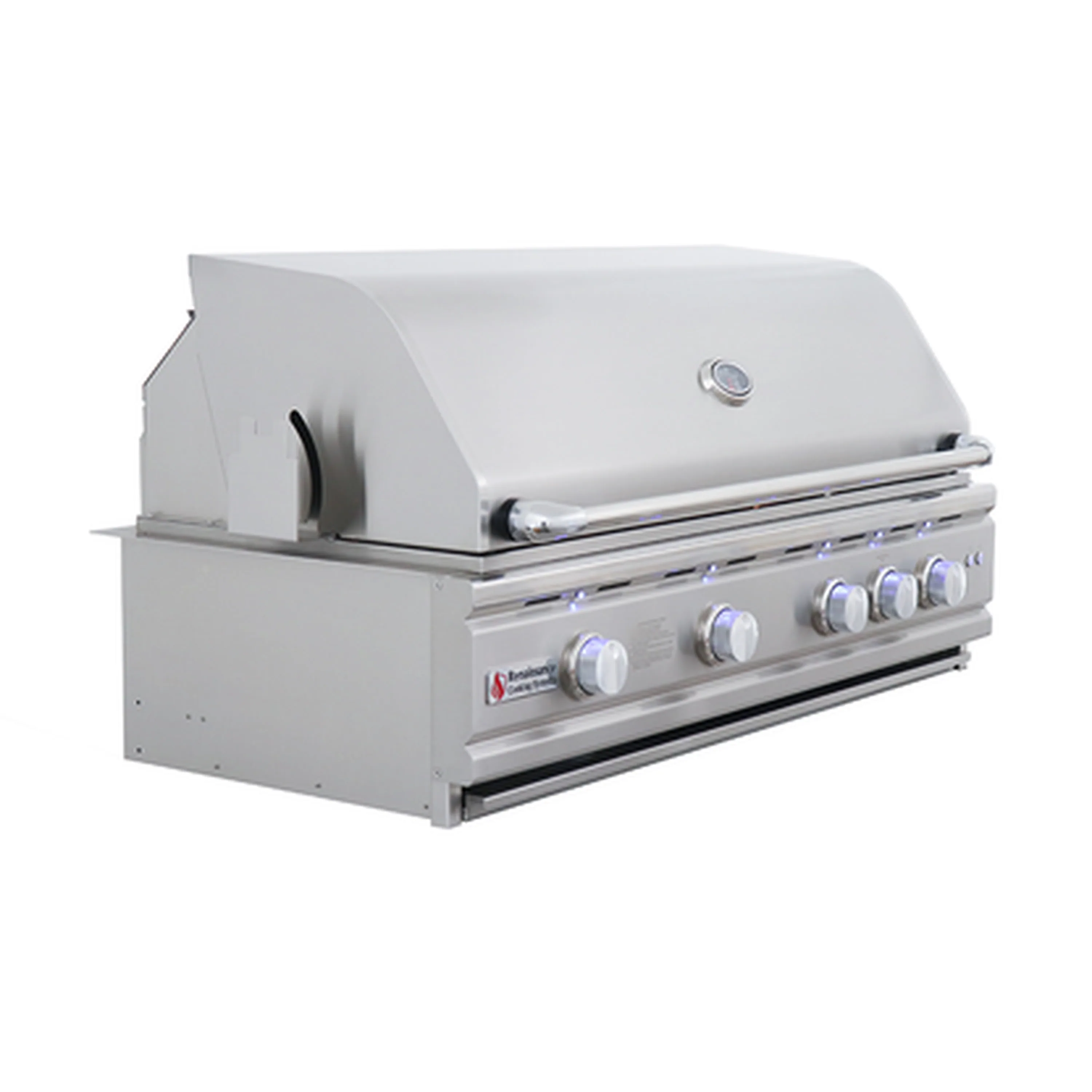 Renaissance Cutlass Pro 42-Inch Propane Gas Grill w/ Rear Burner, Briquette Trays & Blue LED Lights (RON42B LP) - Image 3