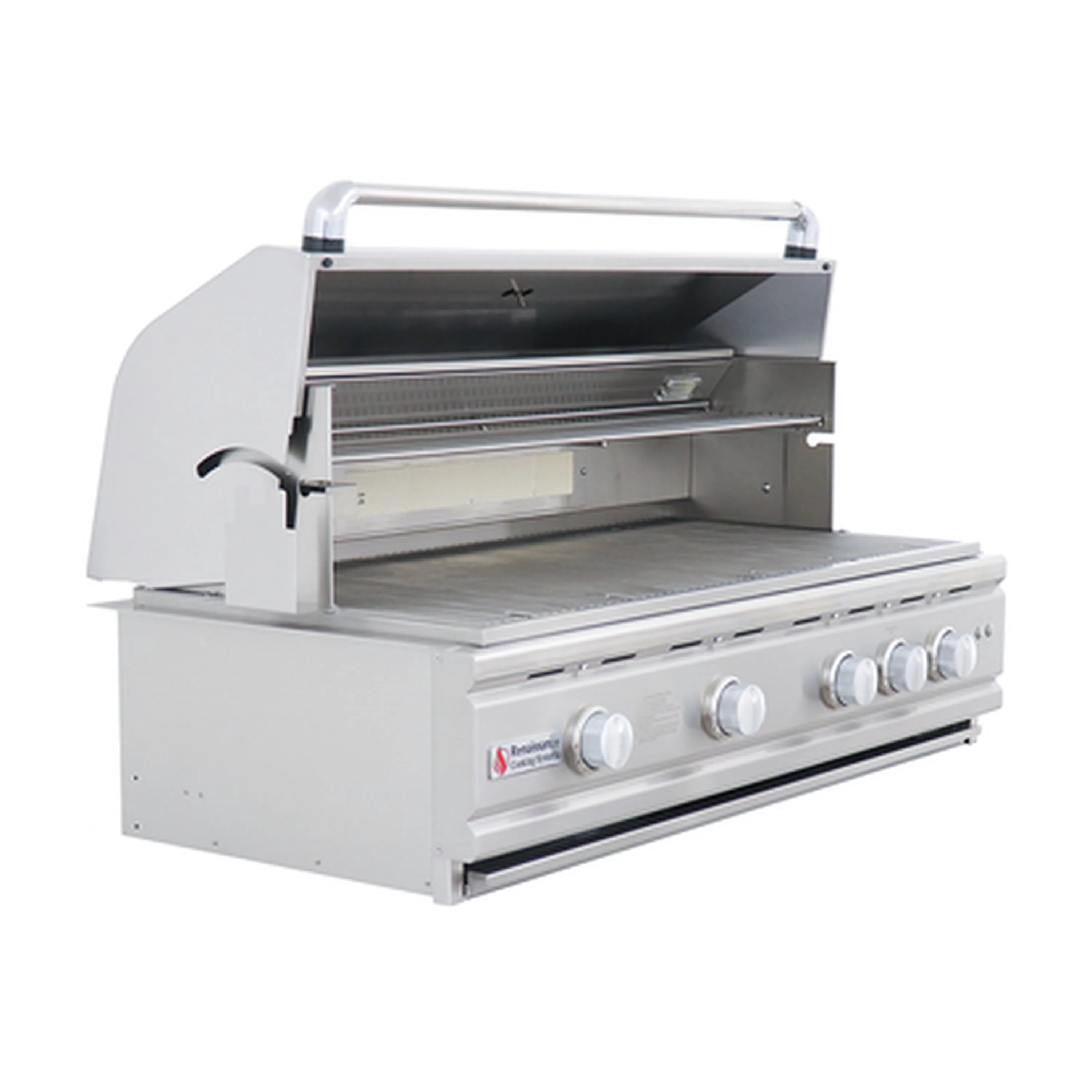 Renaissance Cutlass Pro 42-Inch Propane Gas Grill w/ Rear Burner, Briquette Trays & Blue LED Lights (RON42B LP) - Image 6