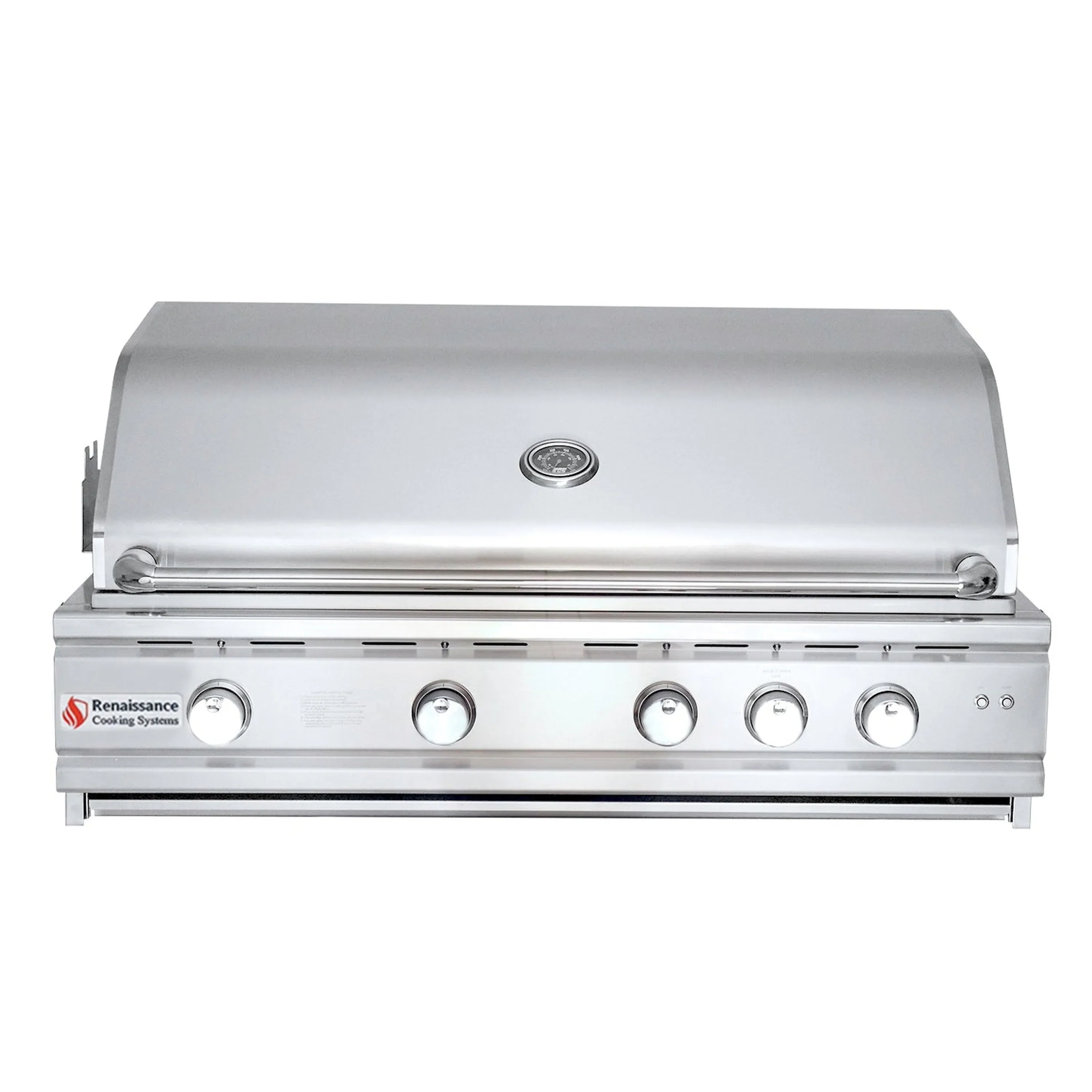 Renaissance Cutlass Pro 42-Inch Natural Gas Grill in Stainless Steel w/ Rear Burner, Briquette Trays & Blue LED Lights (RON42B) - Image 2