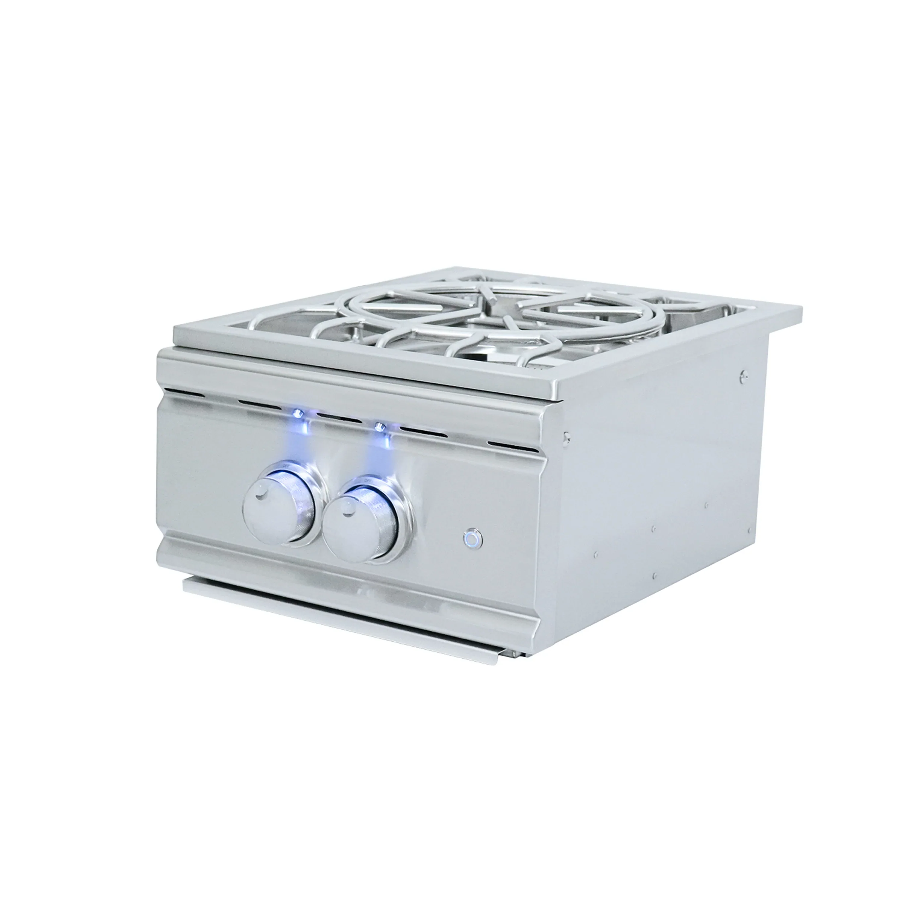 Renaissance Pro 14-Inch Natural Gas Slide-In Side Burner in Stainless Steel w/ Blue LED (RSB3A) - Image 3
