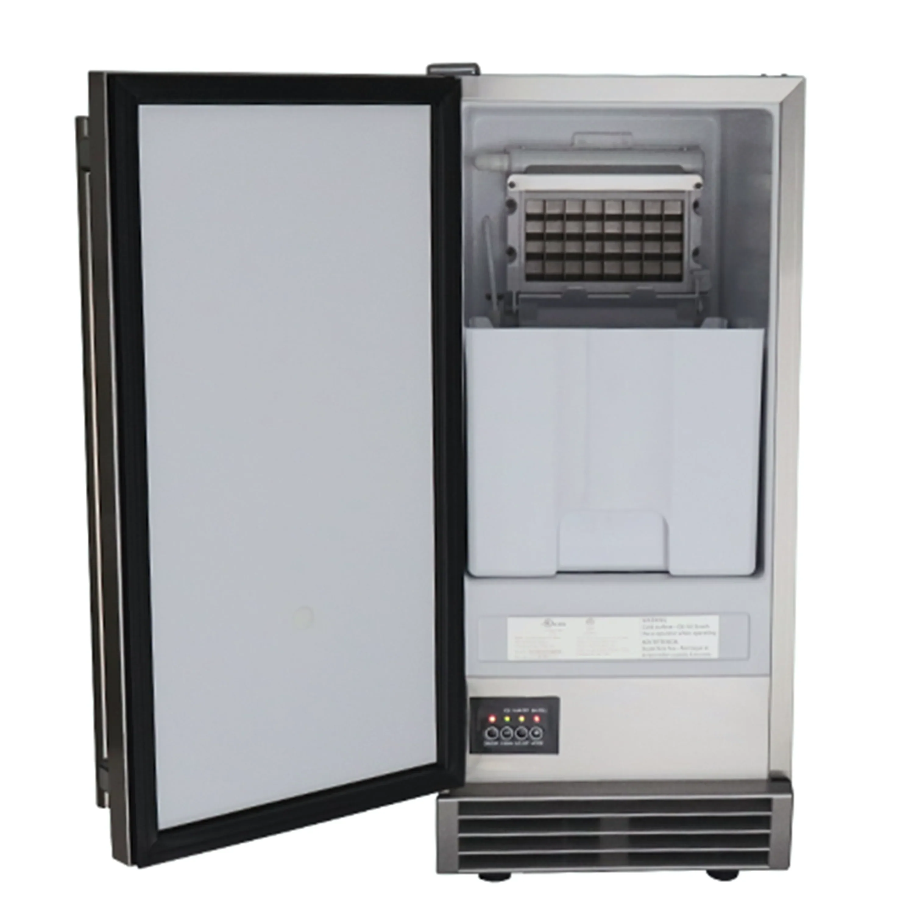 Renaissance 15-Inch Ice Maker in Stainless Steel with Reversible Hinge (REFR3) - Image 3
