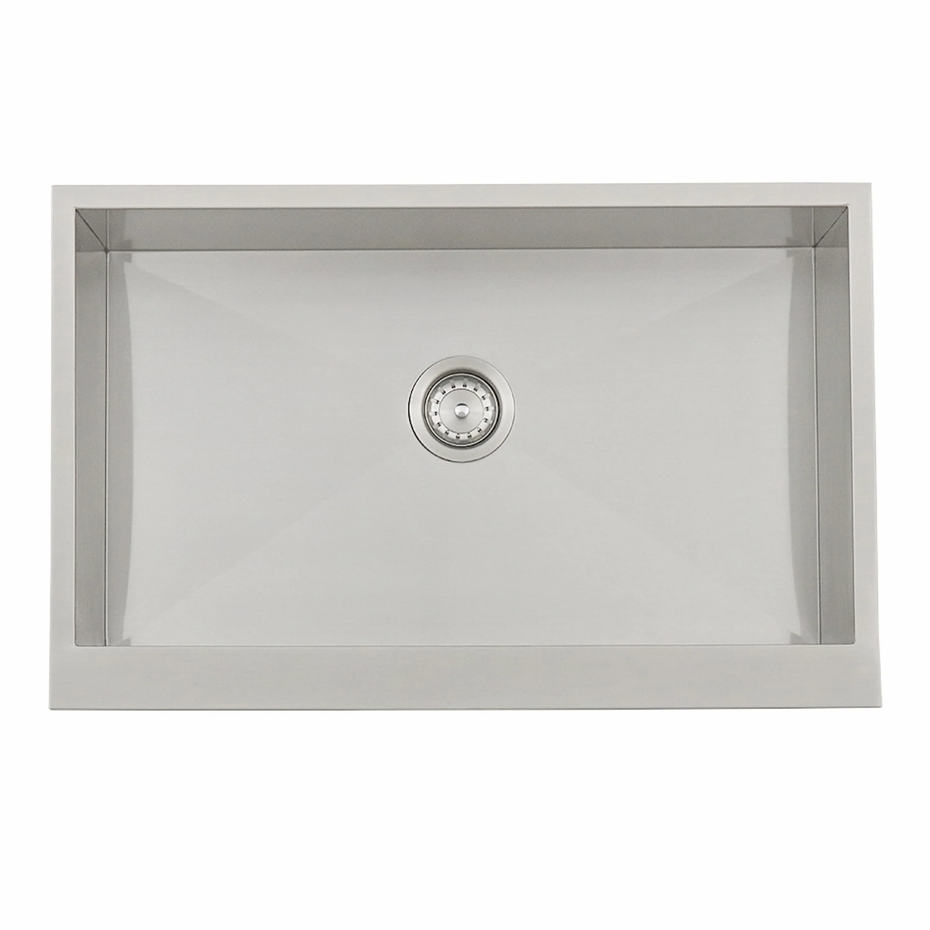 Renaissance Farm House Outdoor Sink in Stainless Steel w/ Wire Grate (RSNK3A) - Image 5
