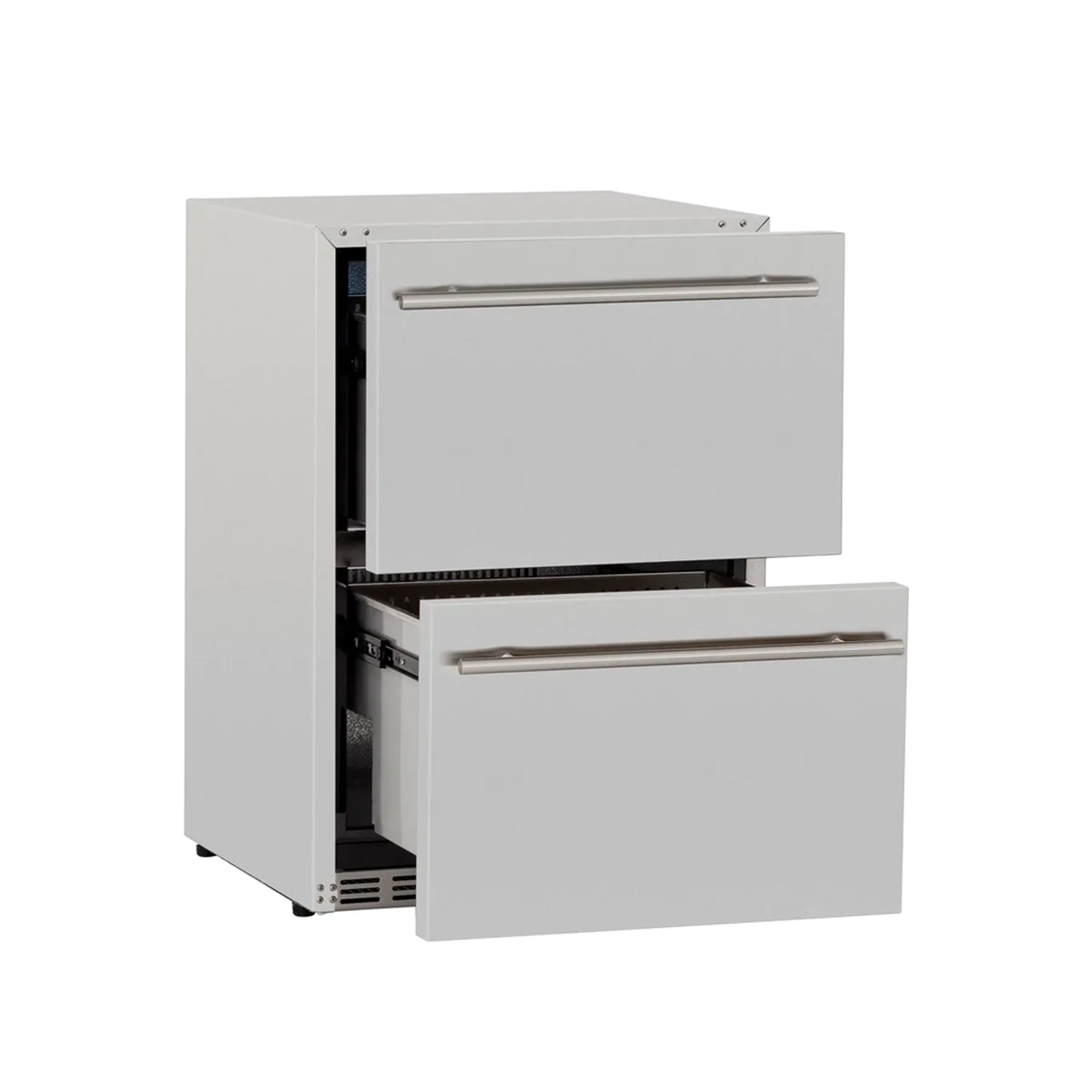 Renaissance 24-Inch 5.3 Cu. Ft. Two Drawer Refrigerator in Stainless Steel (REFR4) - Image 3