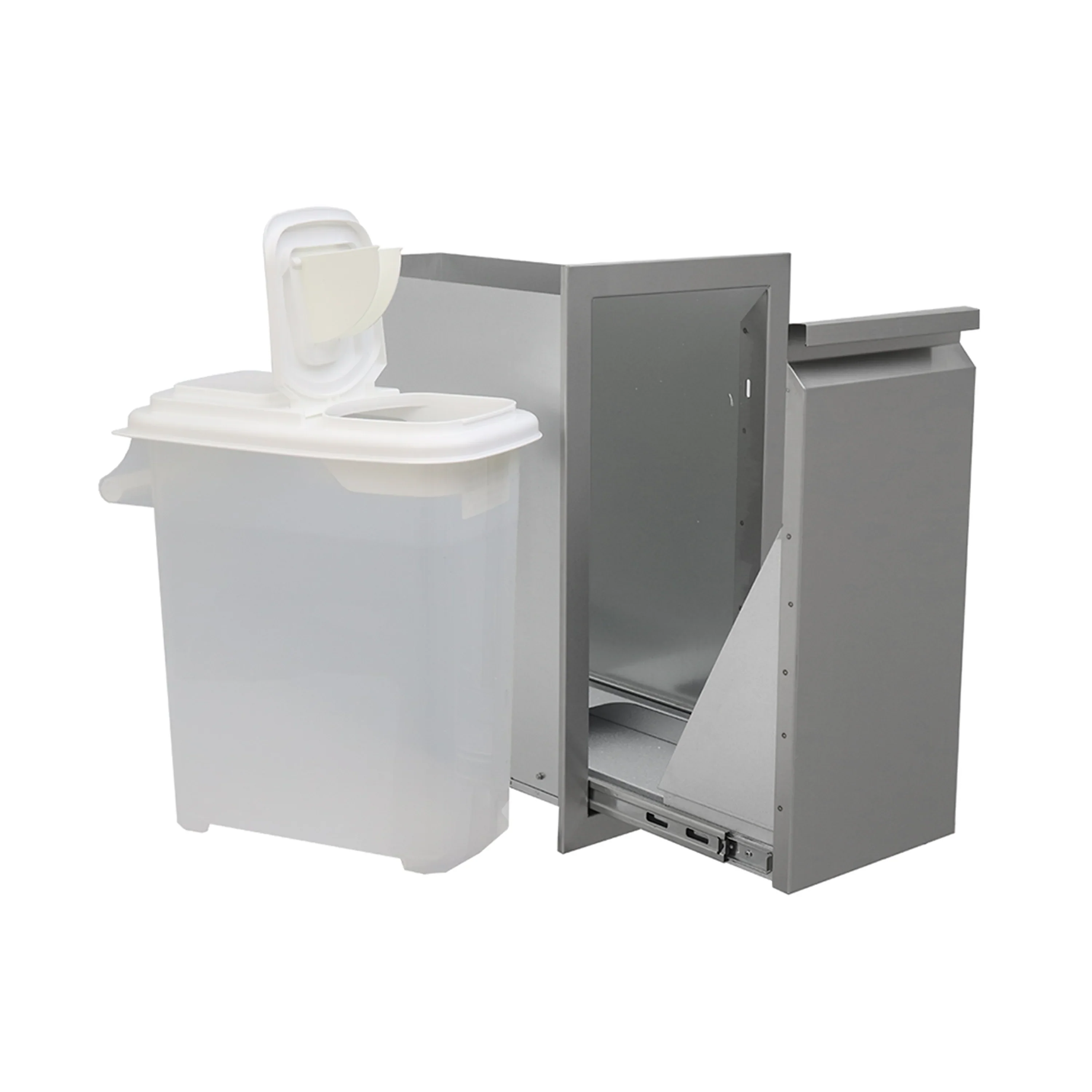 Renaissance Valiant Stainless Charcoal Caddy and/or Pellet Drawer Fully Enclosed (VDCP1) - Image 8