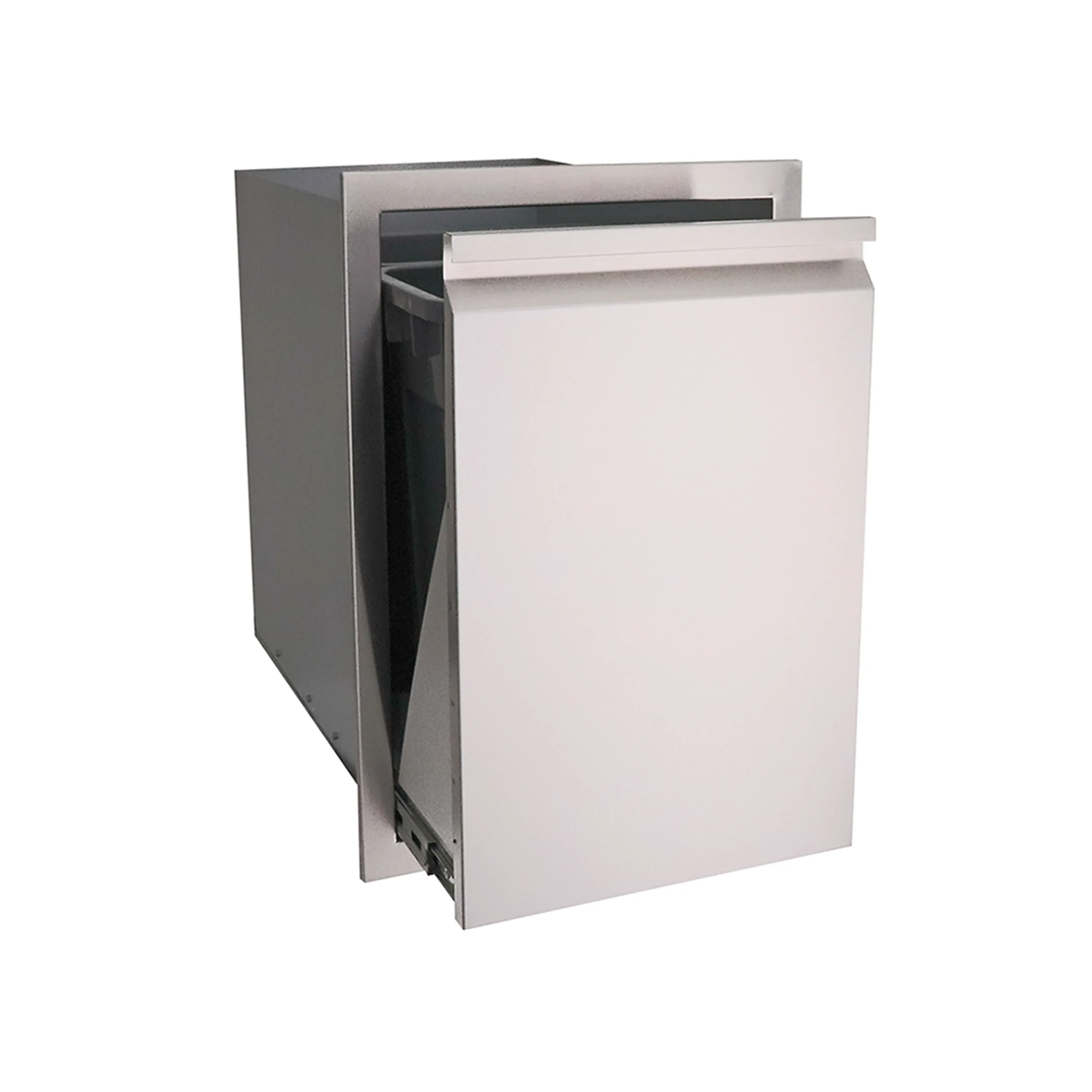 Renaissance Valiant Double Trash Drawer-Fully Enclosed in Stainless Steel (VTD2) - Image 2