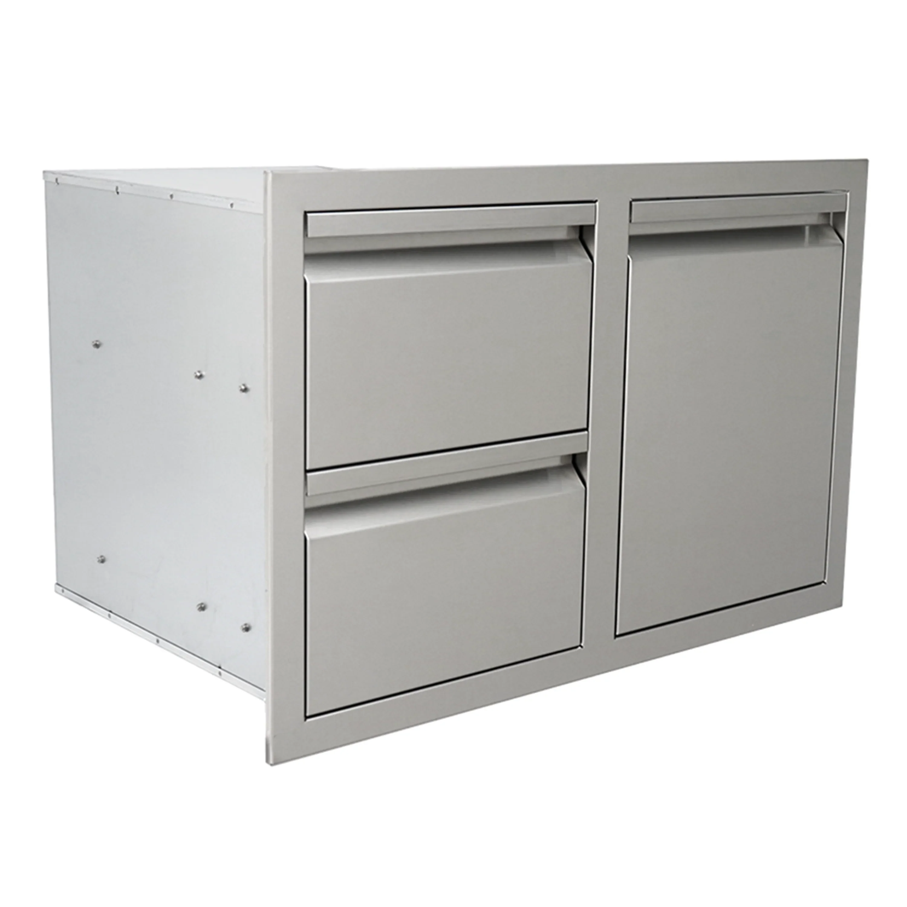 Renaissance Valiant Enclosed Double Storage Drawer & LP Bottle Storage in Stainless Steel (VDCL1) - Image 2