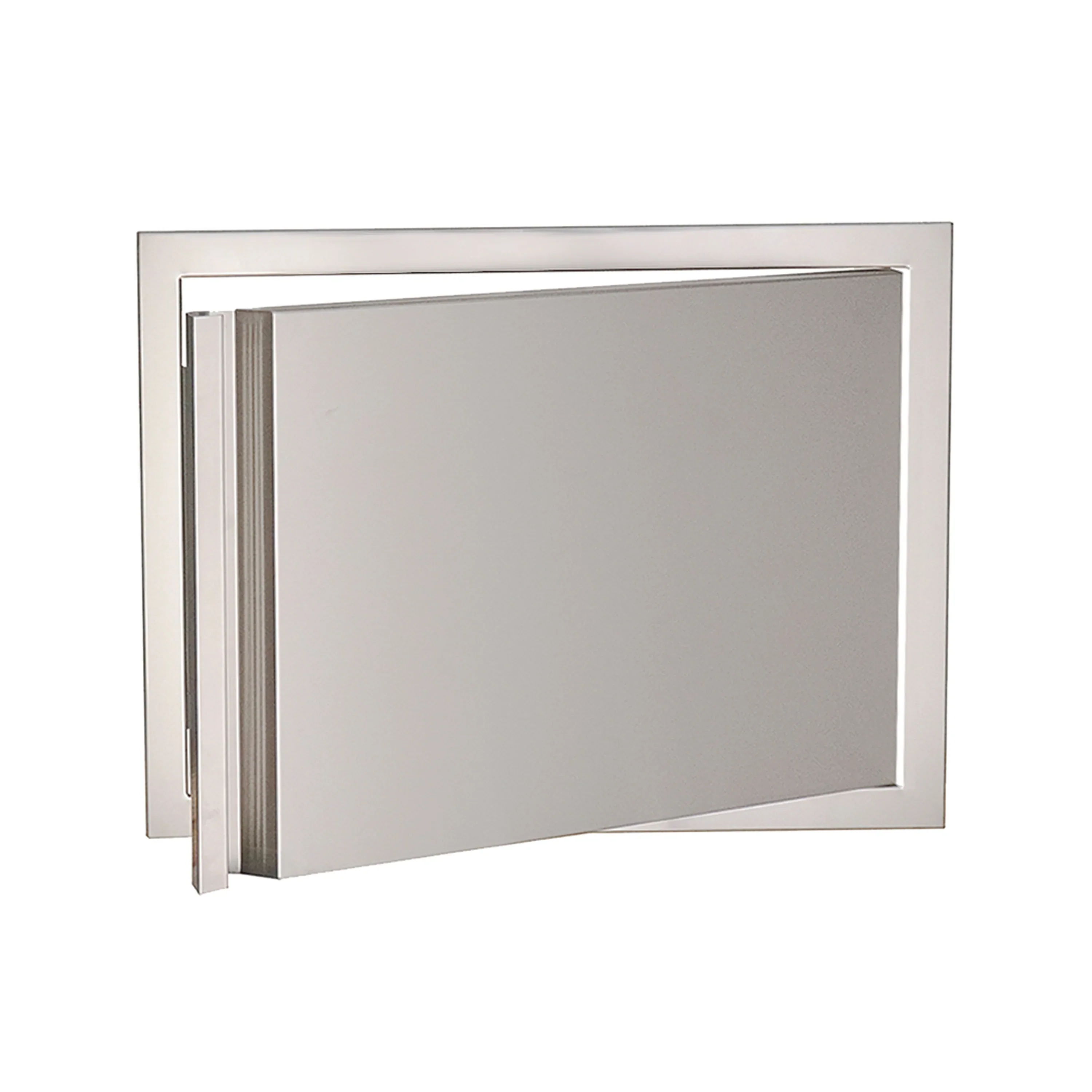 Renaissance Valiant Stainless Horizontal Door-Soft Close-Right Swing (VDH1SCR) - Image 2