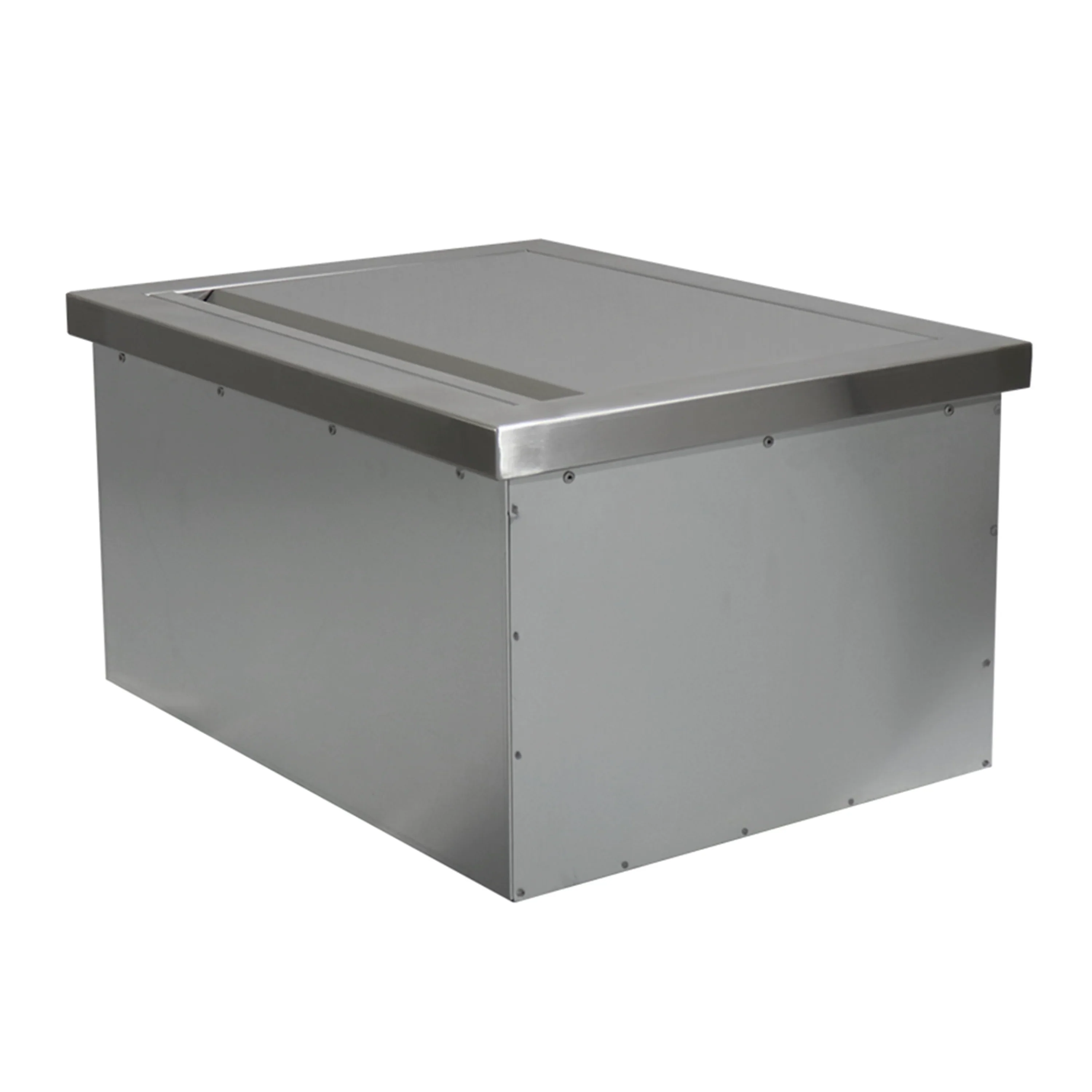 Renaissance Valiant Drop-In Cooler Ice Container in Stainless Steel w/ Removeable Lid (VIC2) - Image 2
