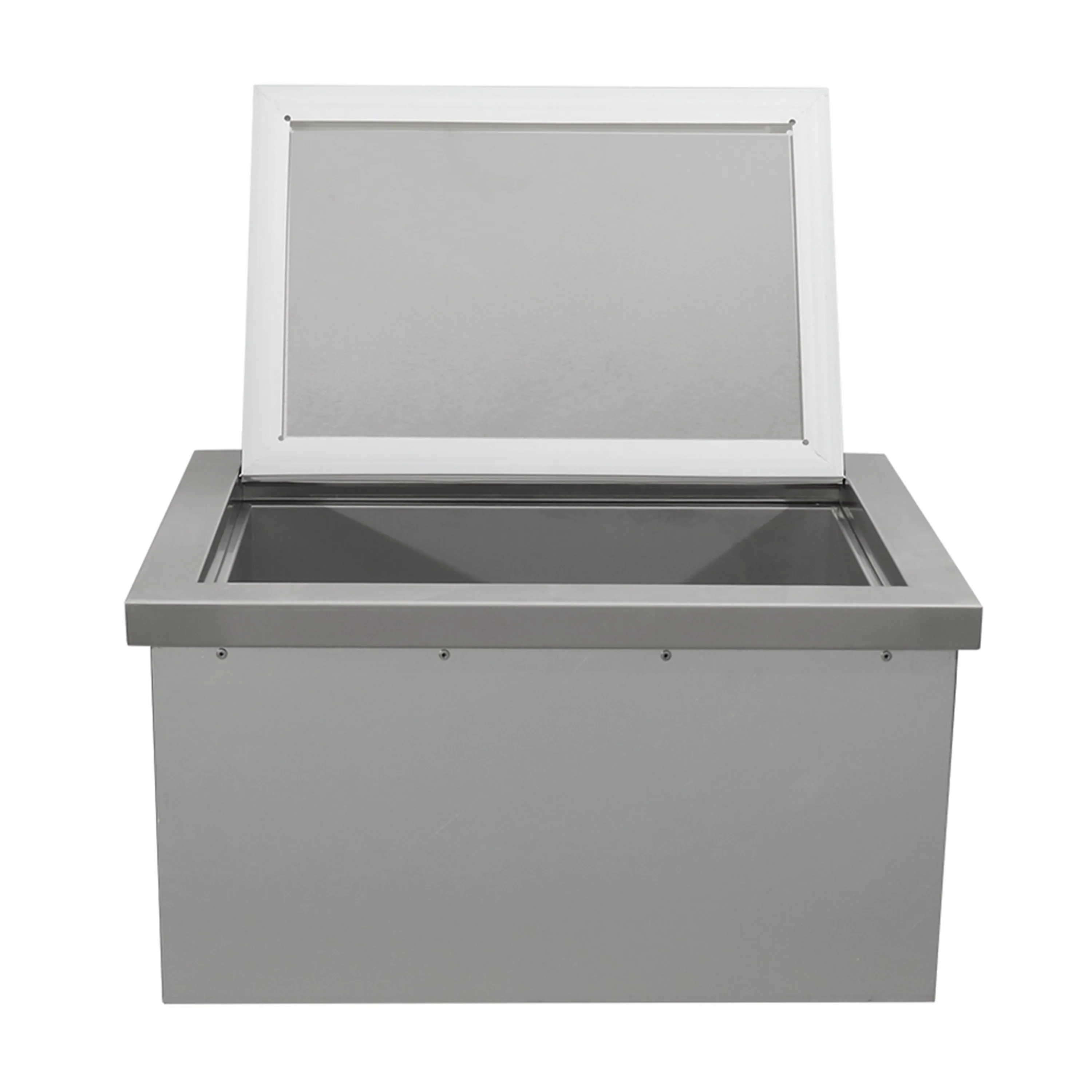 Renaissance Valiant Drop-In Cooler Ice Container in Stainless Steel w/ Removeable Lid (VIC2) - Image 3