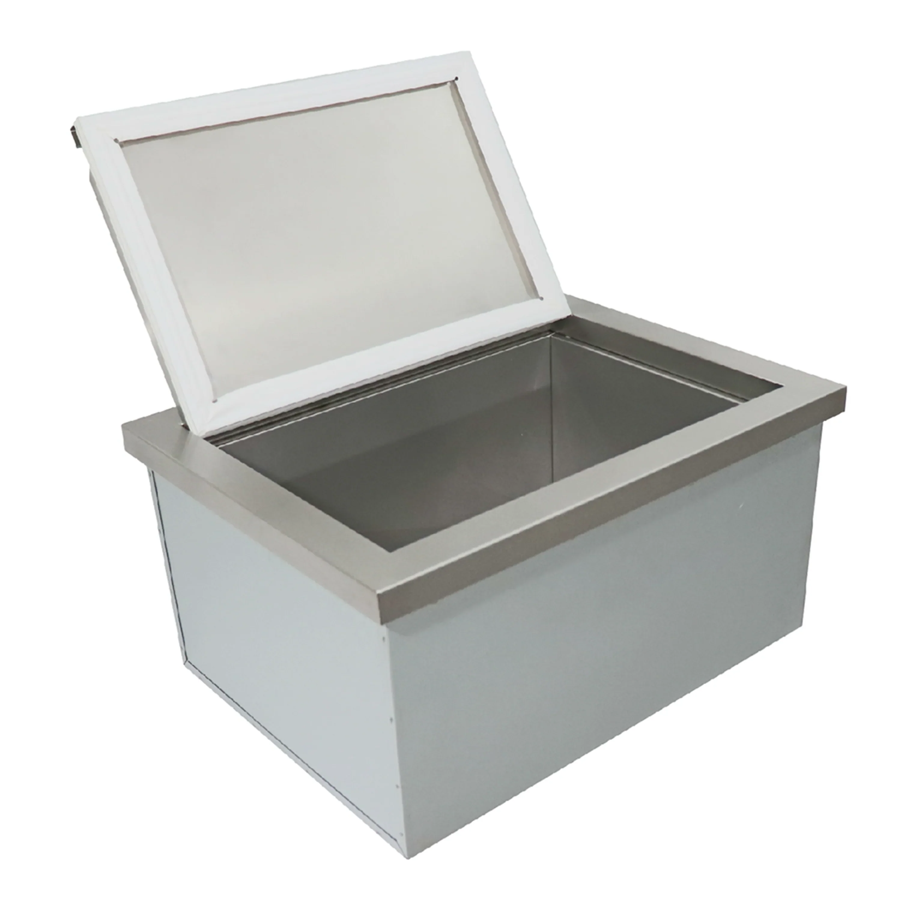 Renaissance Valiant Drop-In Cooler Ice Container in Stainless Steel w/ Removeable Lid (VIC2) - Image 5