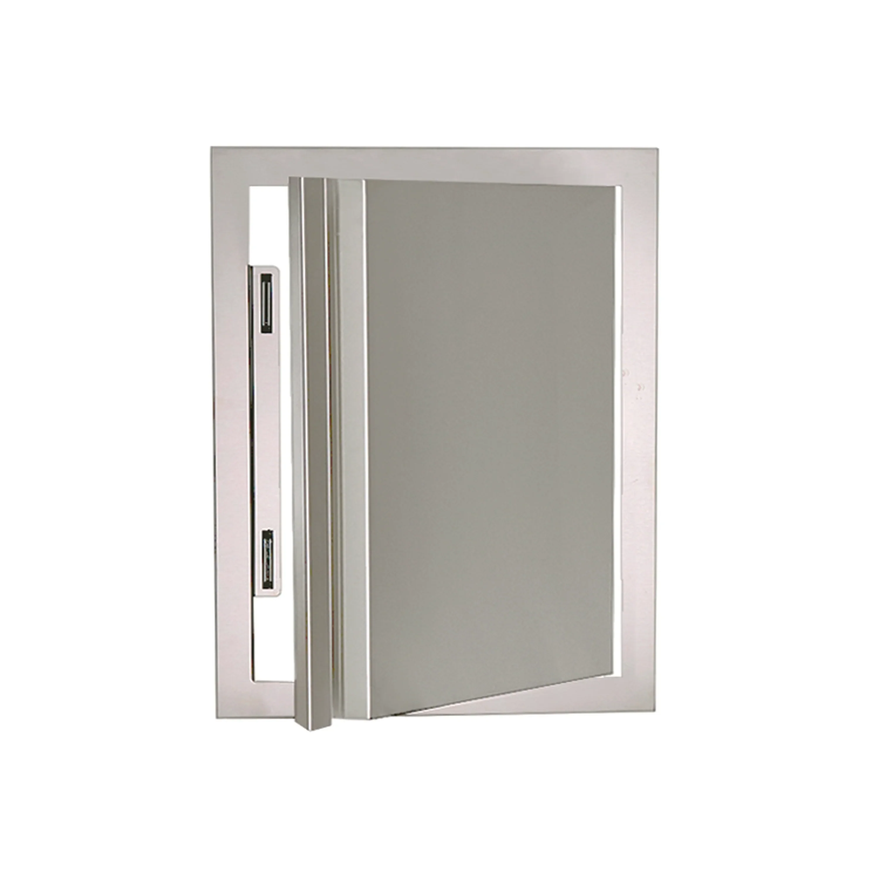 Renaissance Valiant Vertical Door in Stainless Steel, Large, Soft Close & Right Swing (VDV2SCR) - Image 2