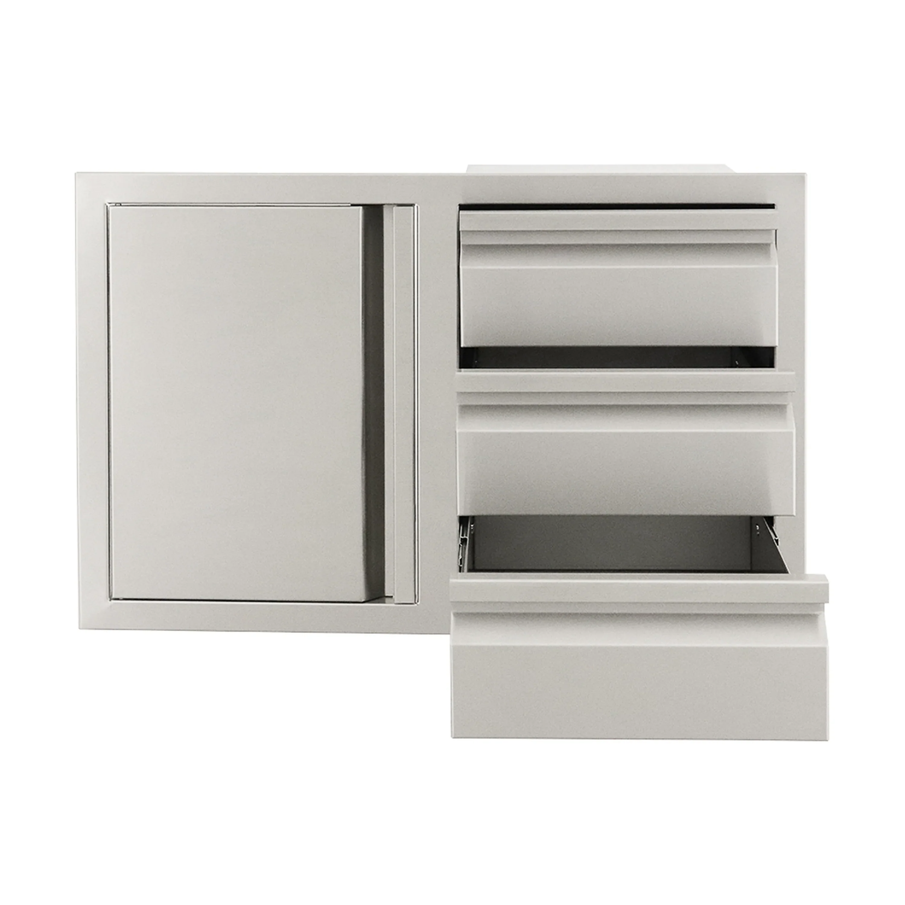Renaissance Valiant Triple Drawer & Door Combo-Soft Close-Left Swing (VDC2SCL) - Image 2