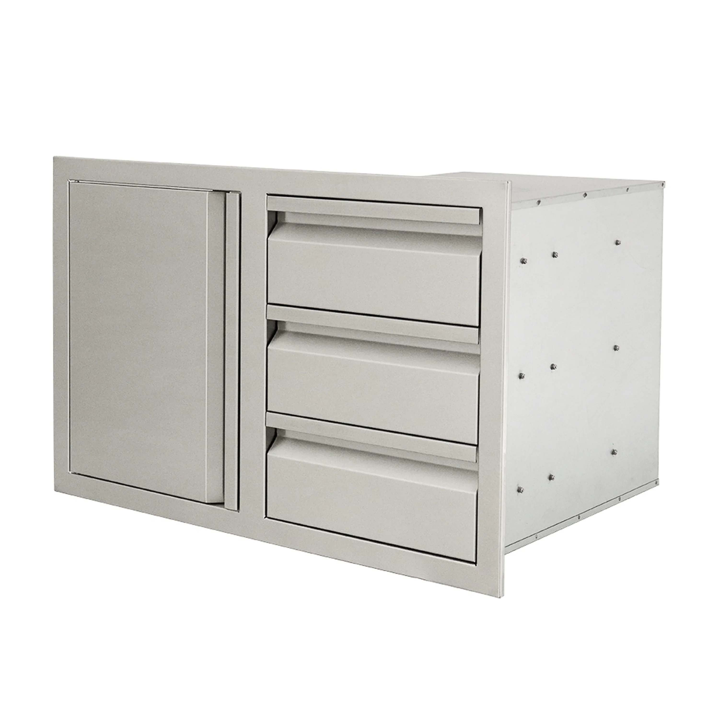 Renaissance Valiant Triple Drawer & Door Combo-Soft Close-Left Swing (VDC2SCL) - Image 3
