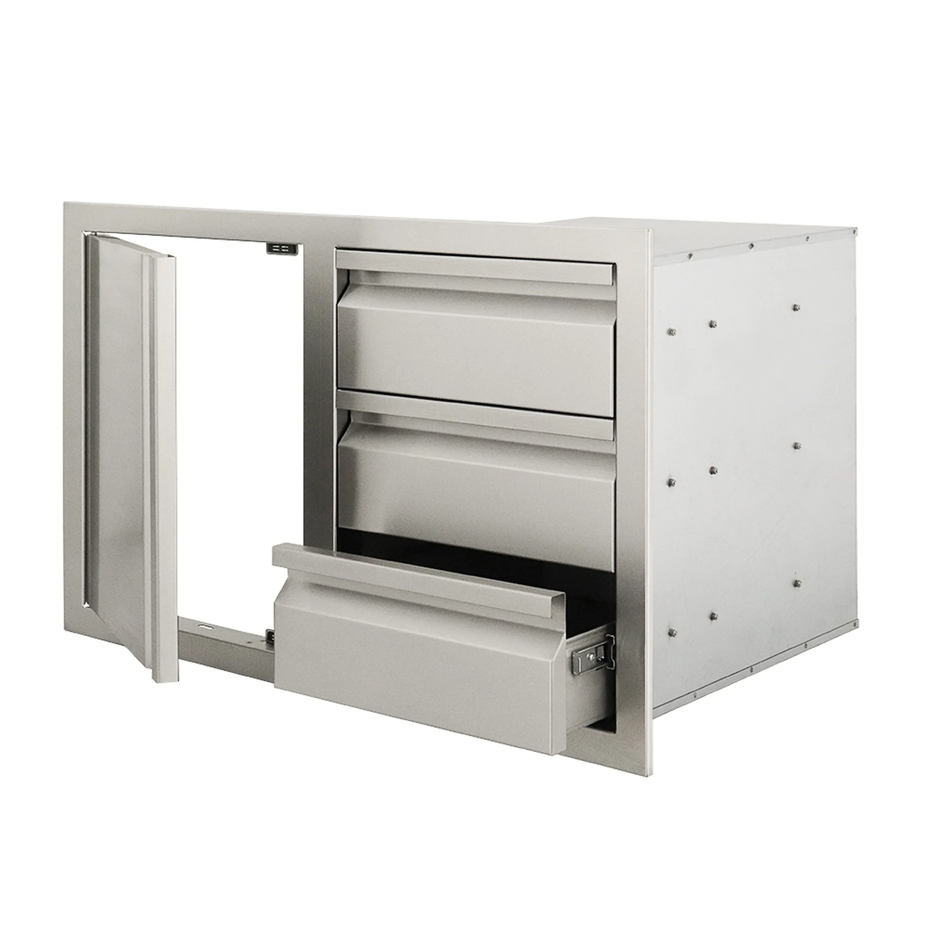 Renaissance Valiant Triple Drawer & Door Combo-Soft Close-Left Swing (VDC2SCL) - Image 4