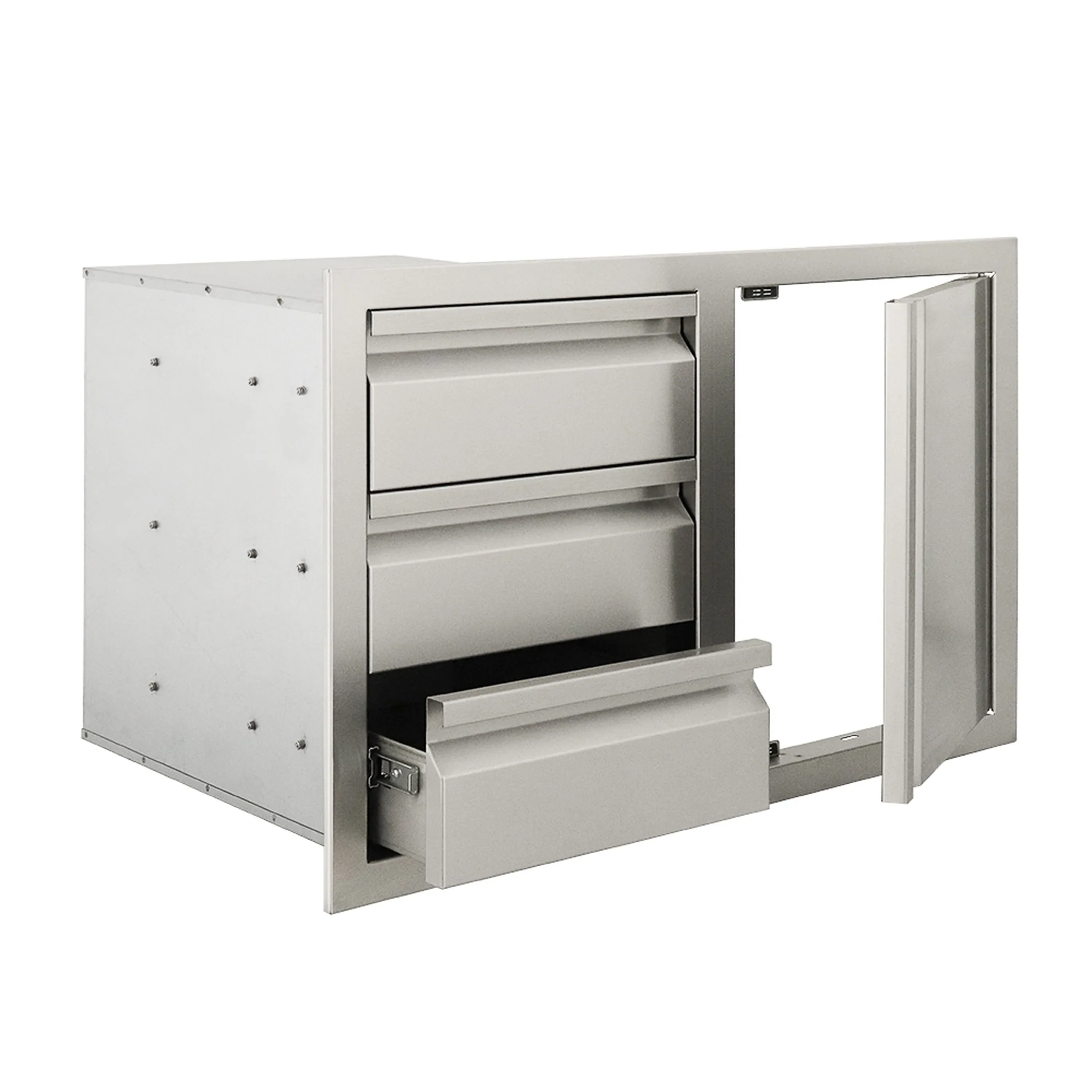 Renaissance Valiant Triple Drawer & Door Combo-Soft Close-Right Swing (VDC2SCR) - Image 4
