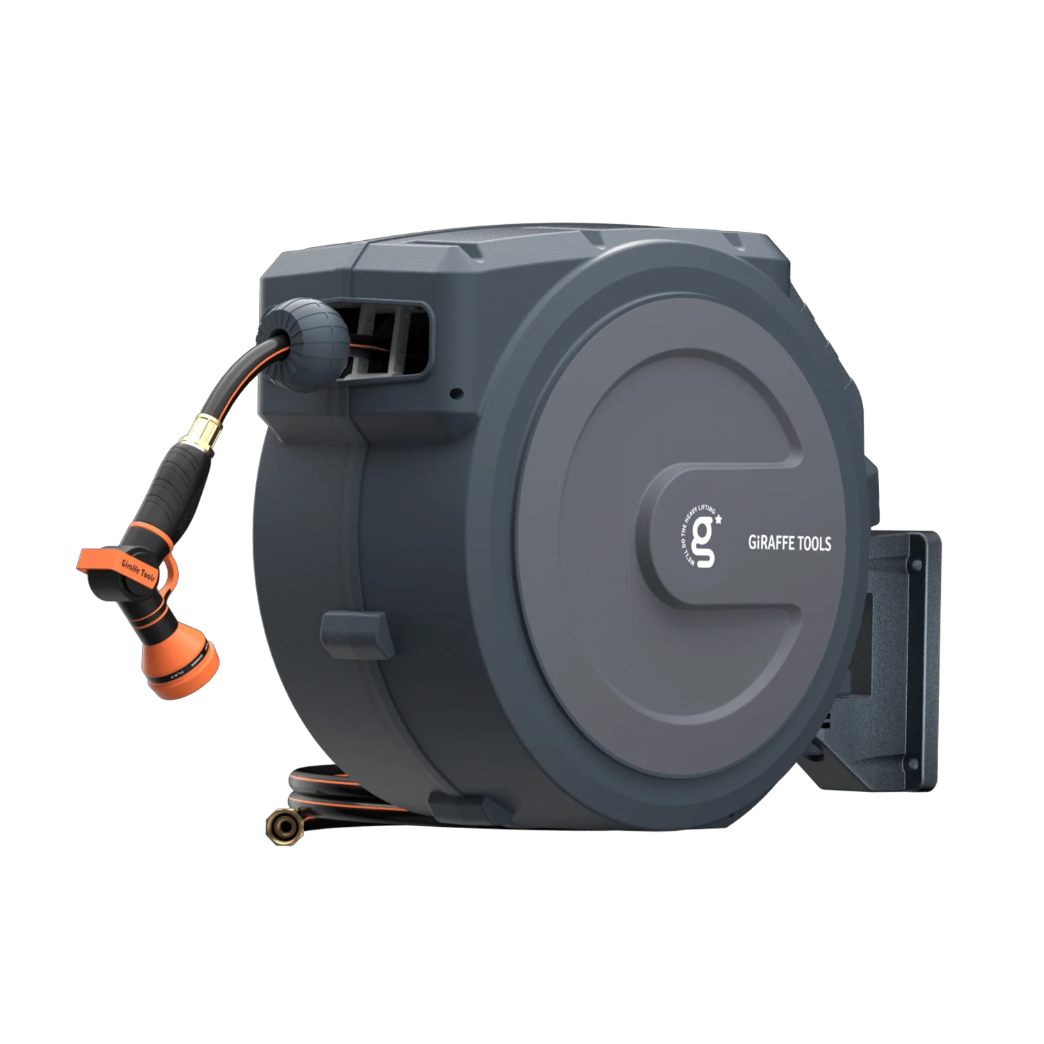 Giraffe Tools 1/2-Inch, 130 Ft. Retractable Garden Hose Reel - Image 16