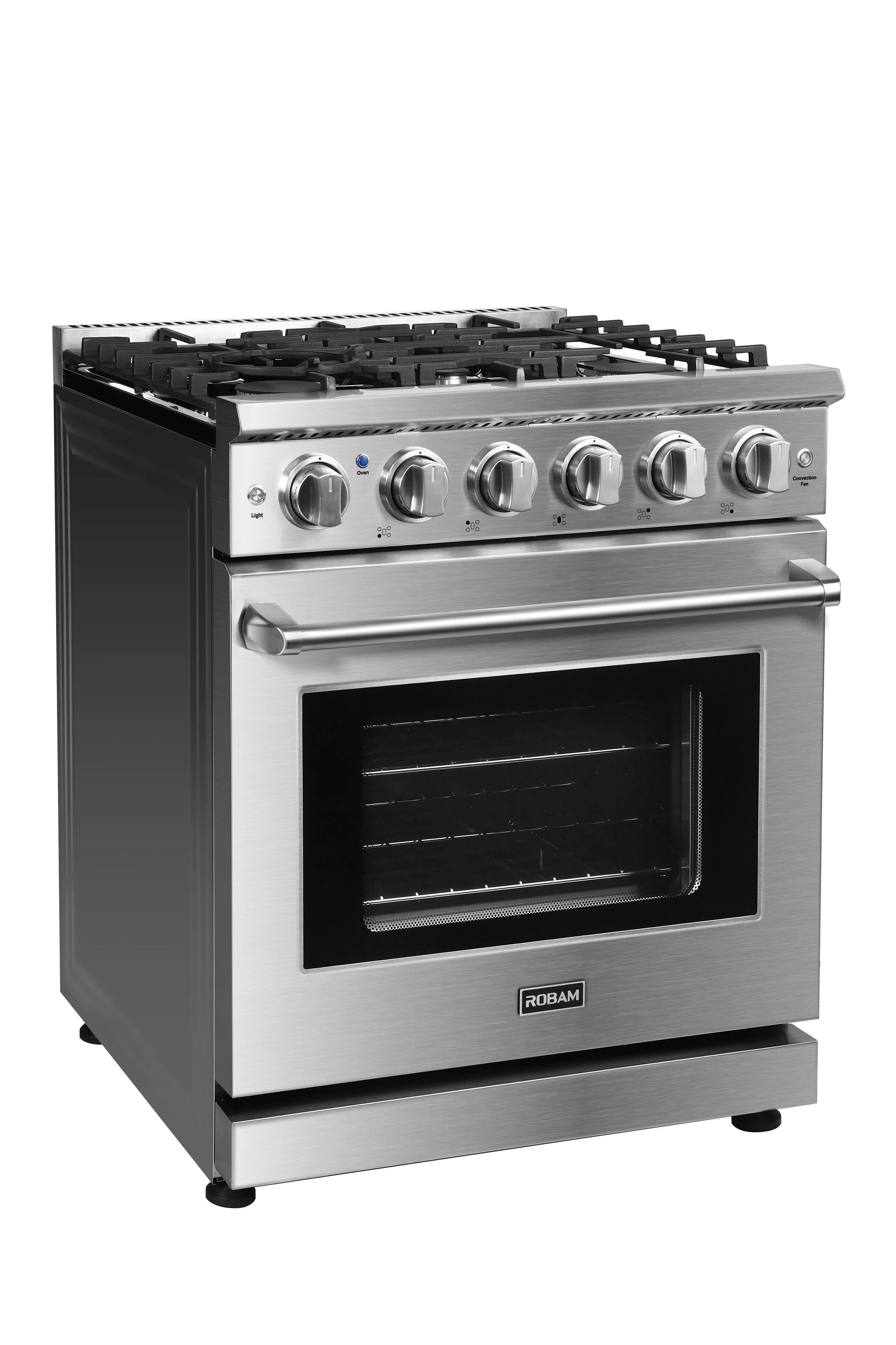 ROBAM 30-Inch Gas Range with 5 Burners in Stainless Steel (7GG11) - Image 2