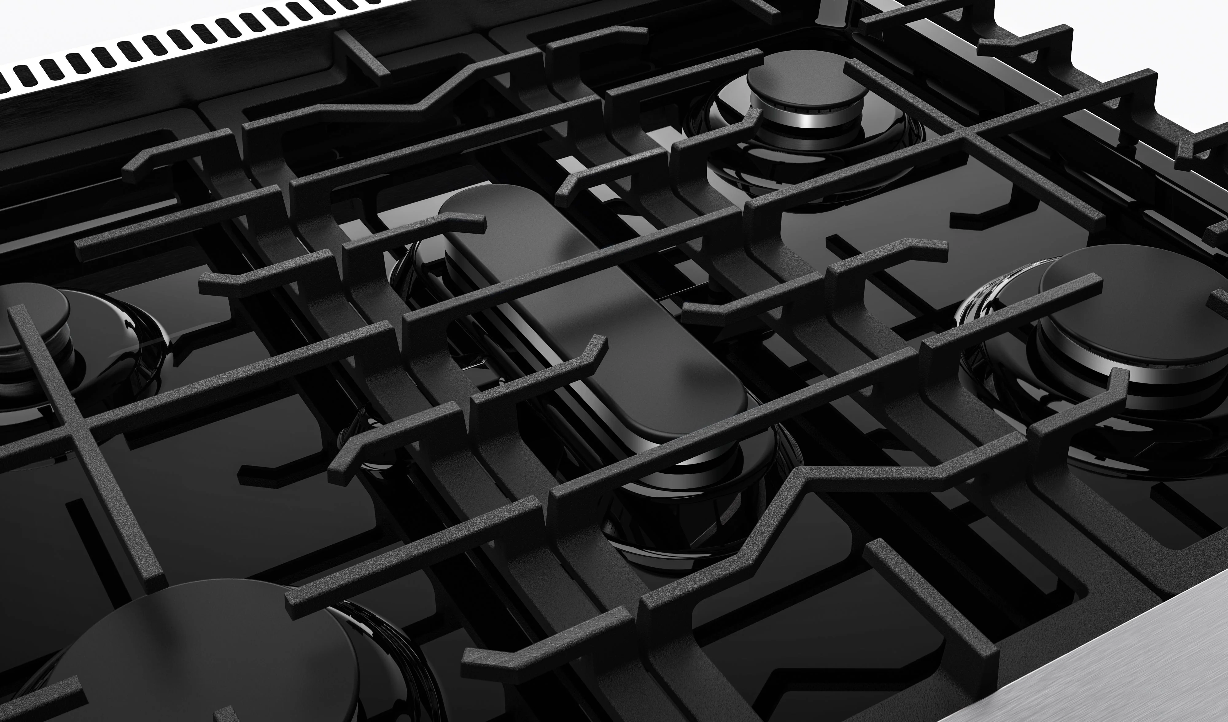 ROBAM 30-Inch Gas Range with 5 Burners in Stainless Steel (7GG11) - Image 8