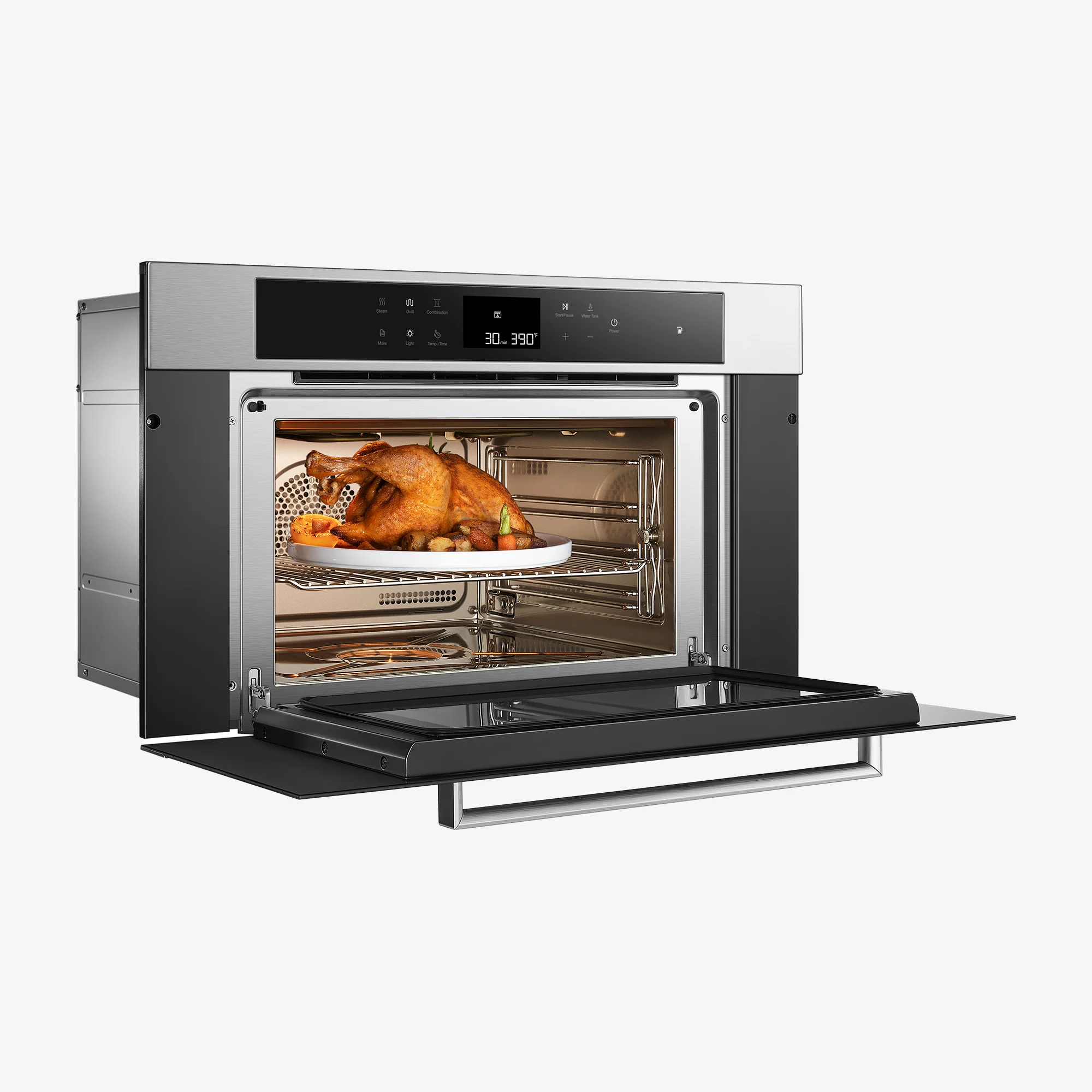ROBAM 30-Inch Build-In Combi Steam Oven in Black Glass (CQ762S) - Image 7