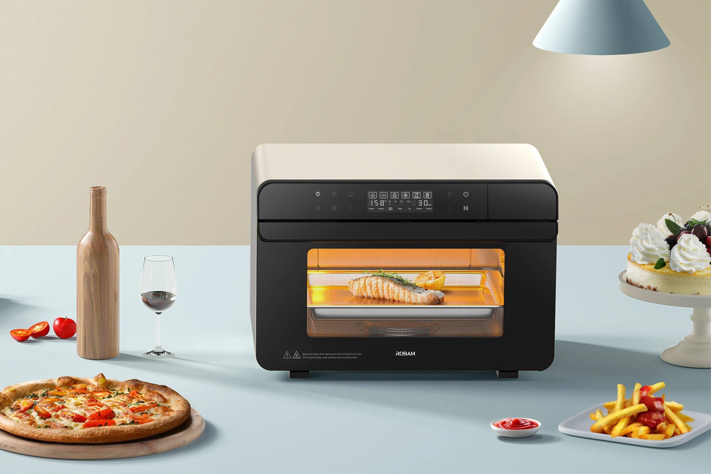 ROBAM 21-Inch 20-in-1 R-Box Combi Steam Oven (CT763) - Image 18