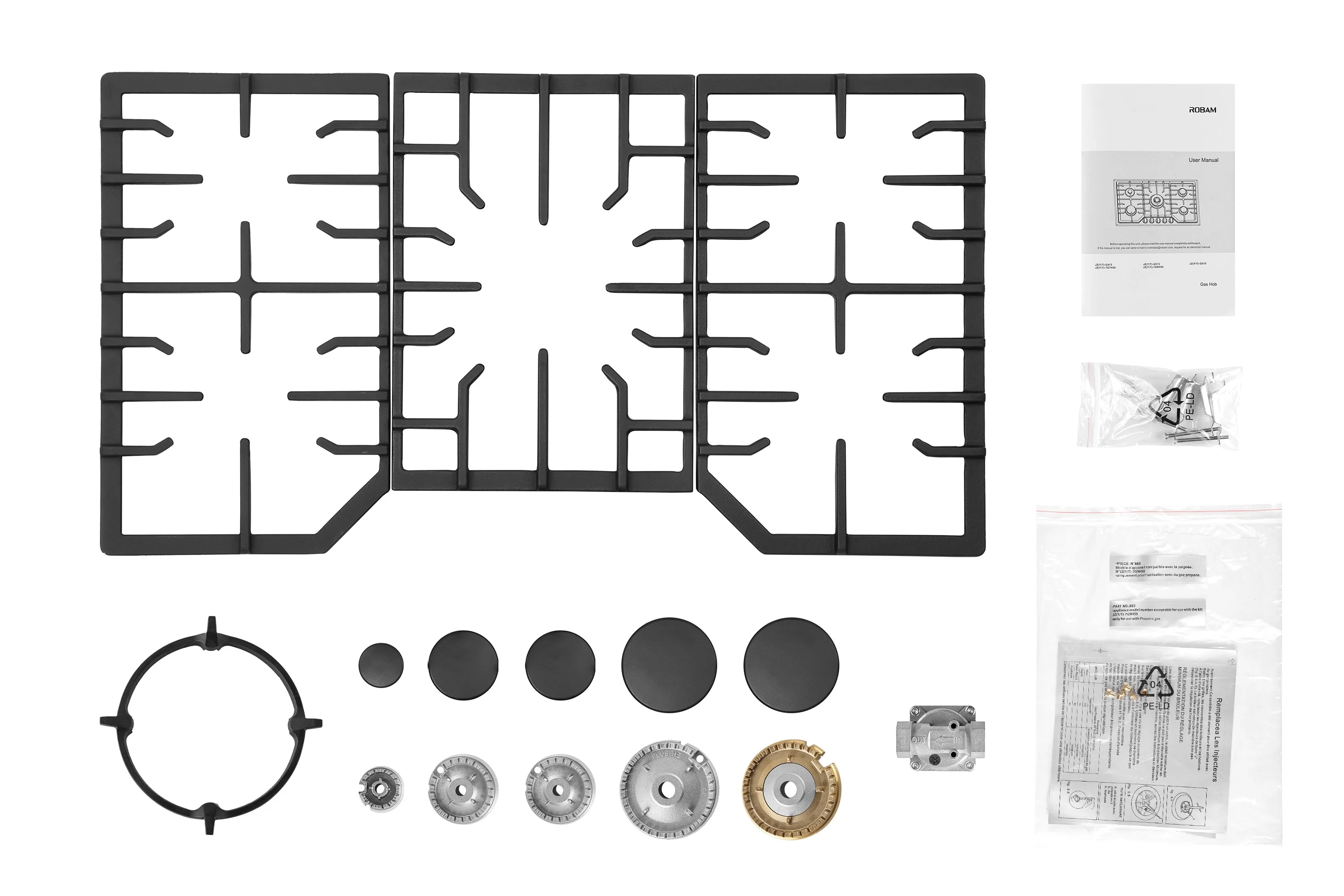 ROBAM 36-Inch 5 Burners Cooktop in Stainless Steel (7G9H50) - Image 11
