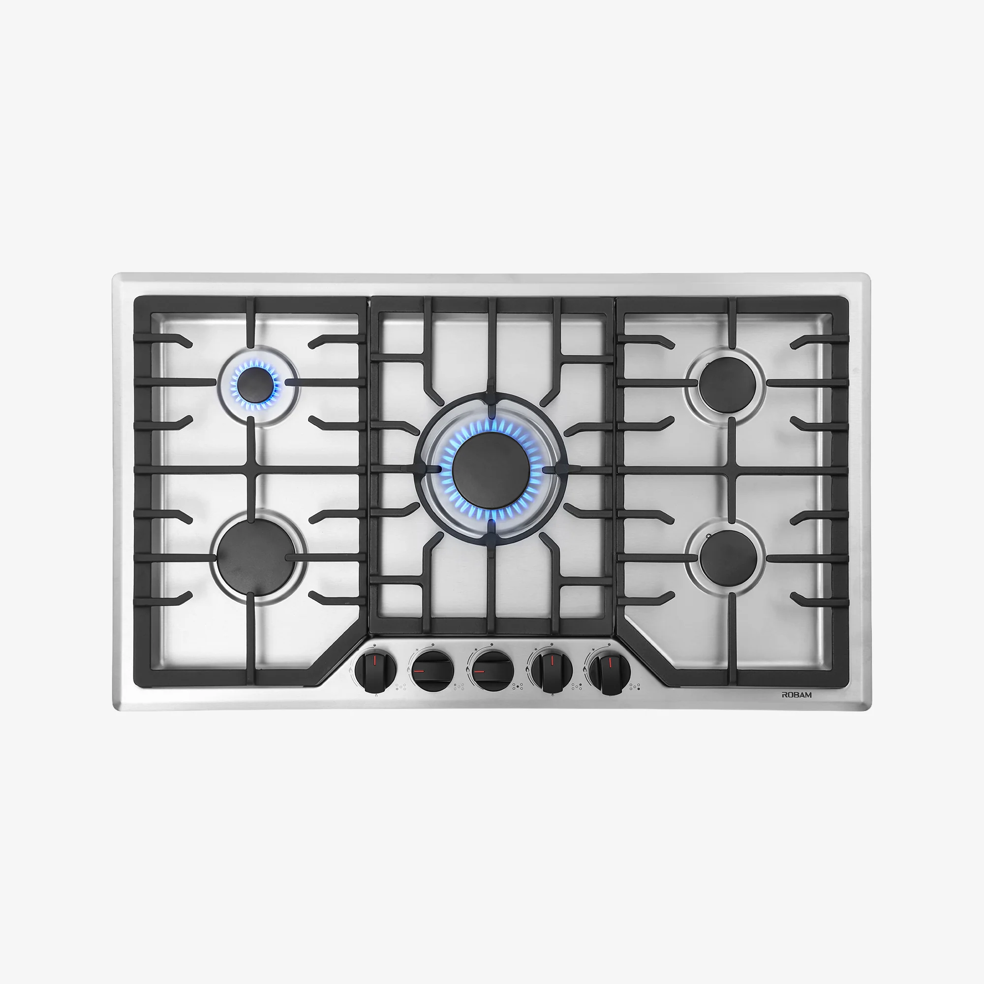ROBAM 36-Inch 5 Burners Cooktop in Stainless Steel (7G9H50) - Image 4