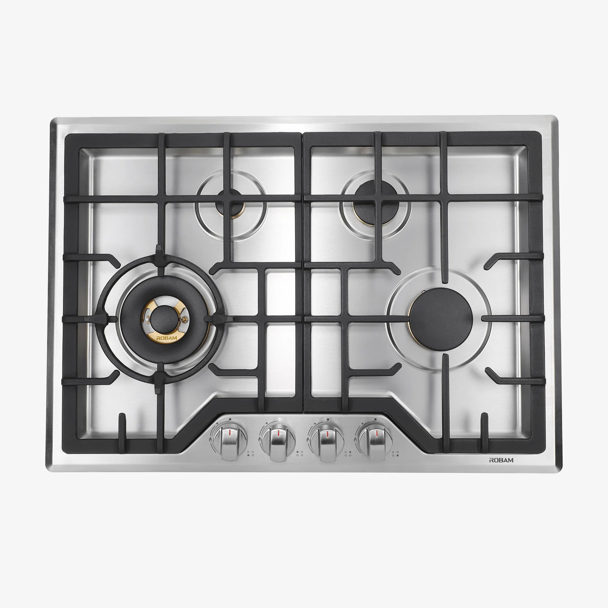 ROBAM G-Series 30-Inch Dual Fuel Cooktop with 4 Burners in Stainless Steel (G413) - Image 5