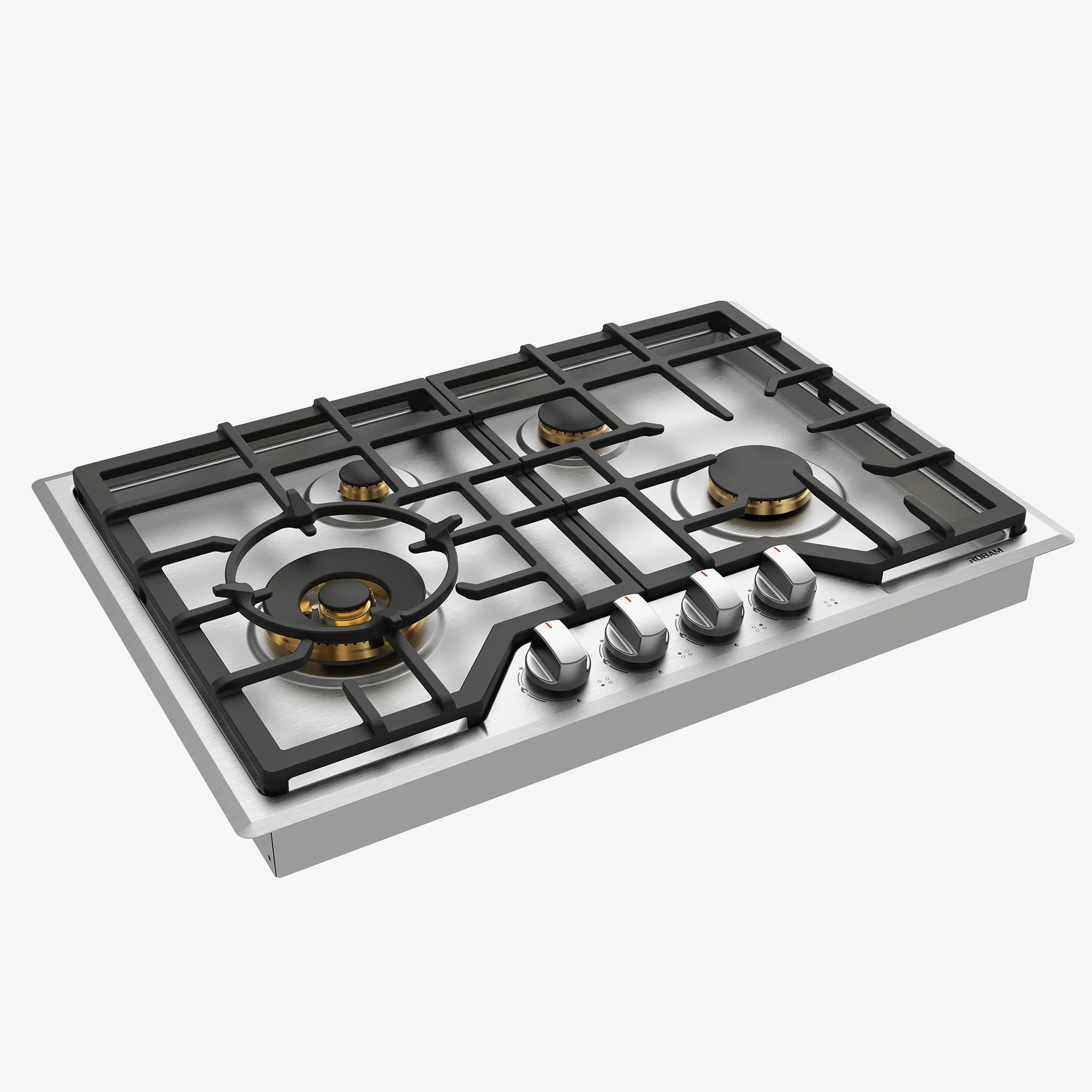 ROBAM G-Series 30-Inch Dual Fuel Cooktop with 4 Burners in Stainless Steel (G413) - Image 7