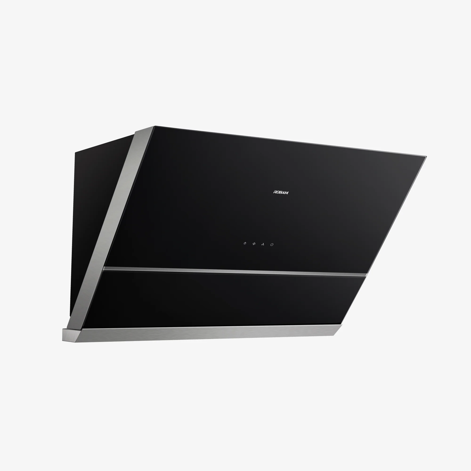 ROBAM R-Max 30-Inch 850 CFM Wall Mount Range Hood in Black Tempered Glass + Wash-Free Baffle Filter (A6720) - Image 3