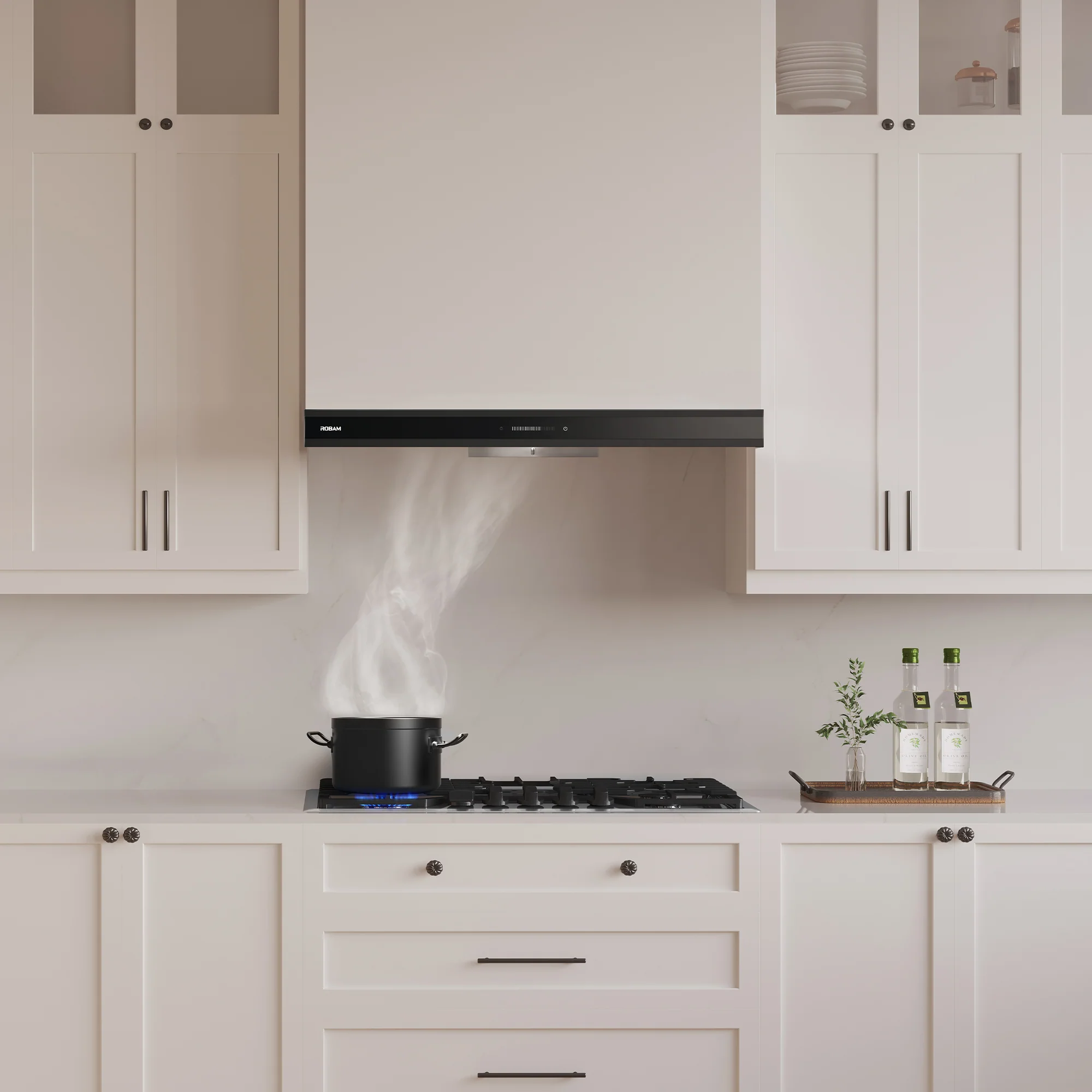 ROBAM CleanAir 30-Inch 1100 CFM Dual Mount Range Hood in Stainless Steel (A831) - Image 2