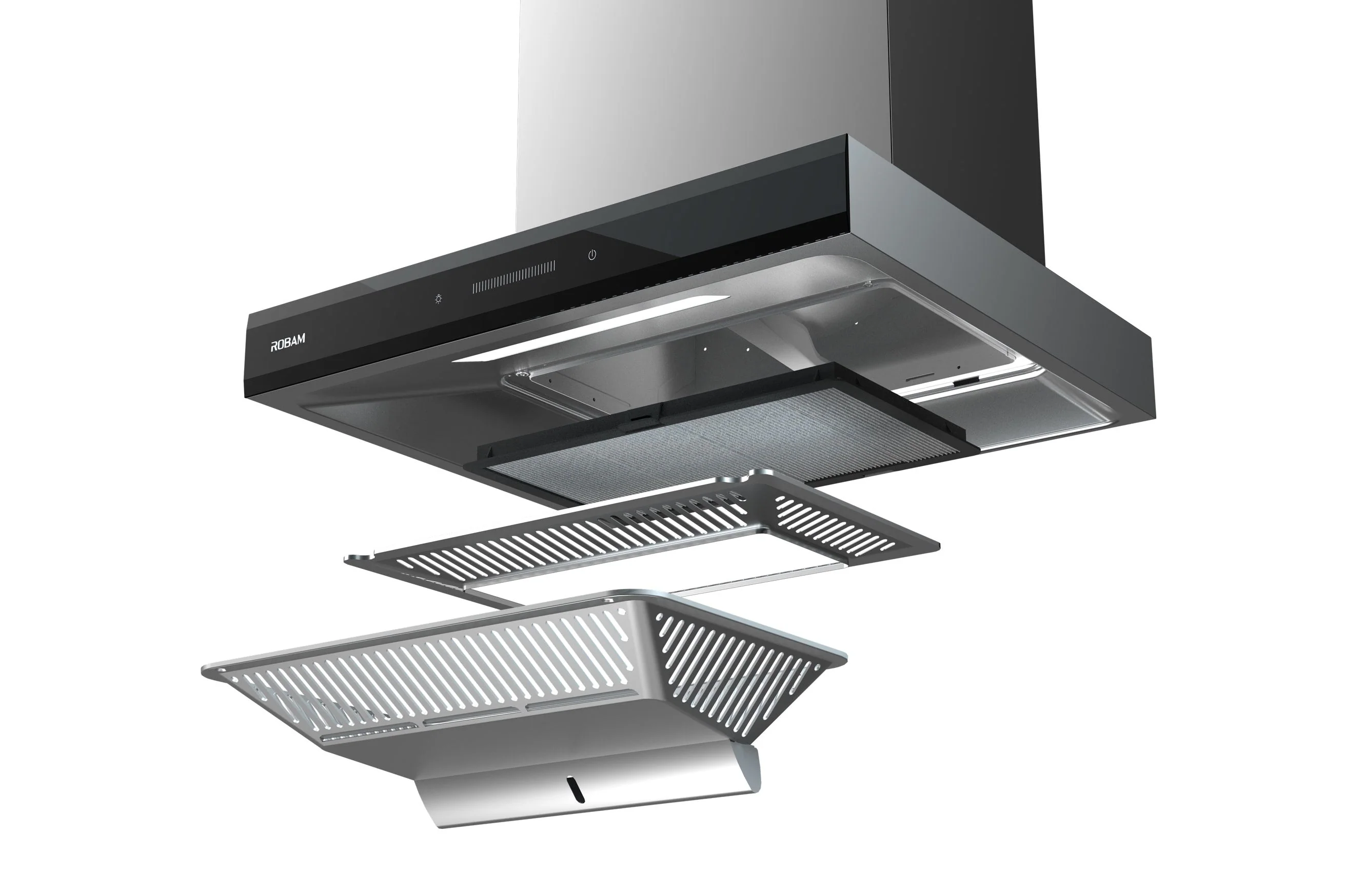 ROBAM CleanAir 30-Inch 1100 CFM Dual Mount Range Hood in Stainless Steel (A831) - Image 5